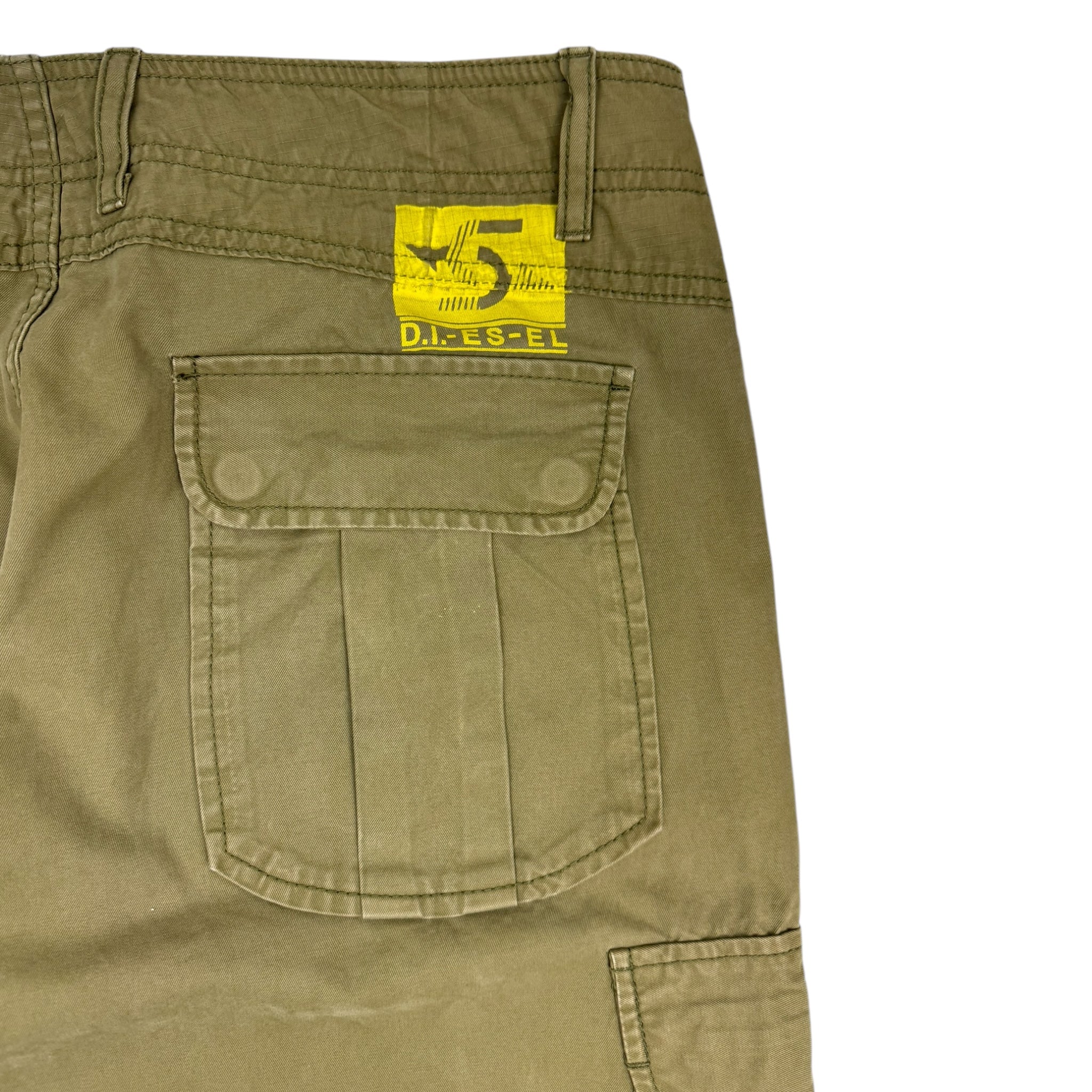 Vintage Y2K Diesel Industries Tech Cargo Bottoms