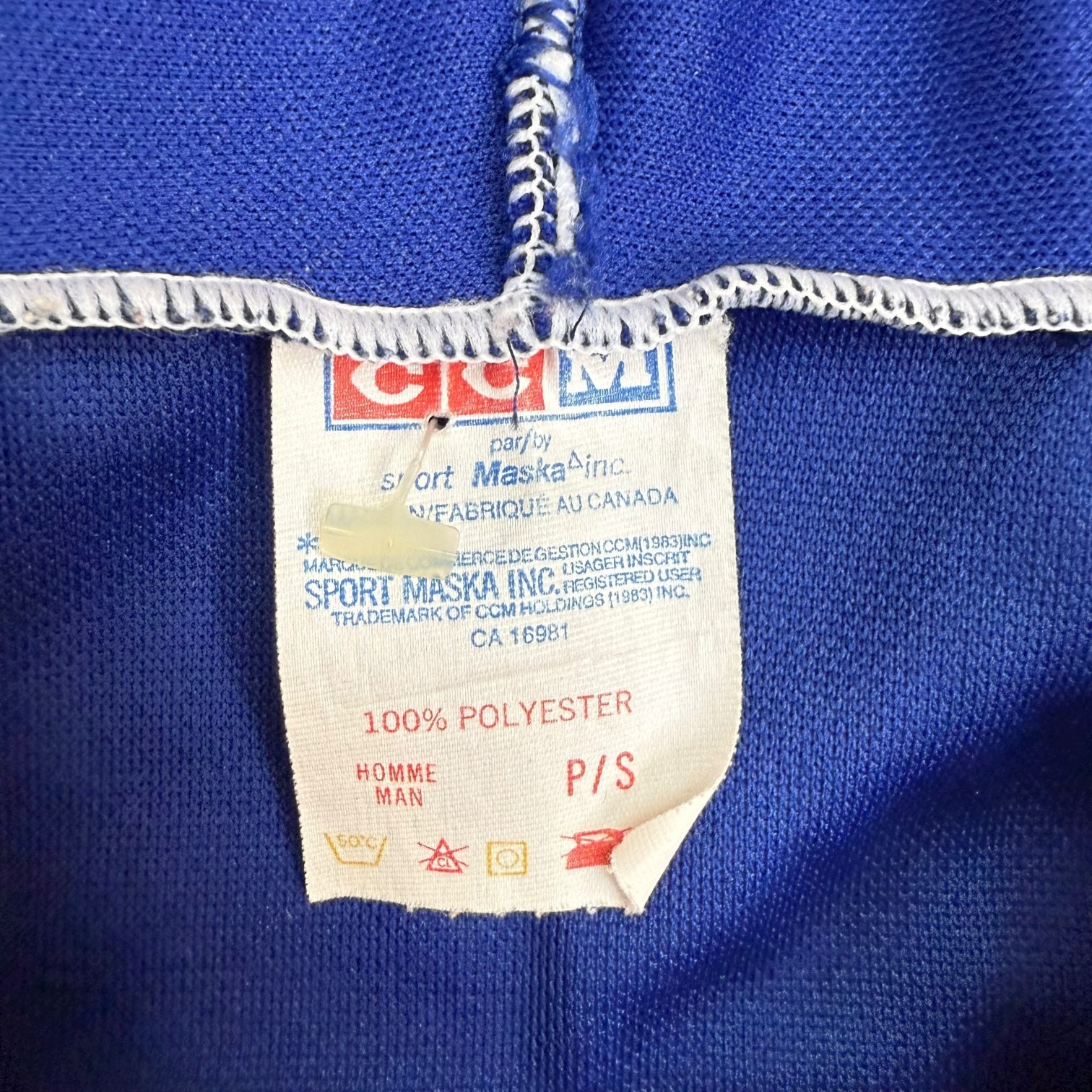 Vintage CCM St Louis Blues Jersey Blue/Yellow