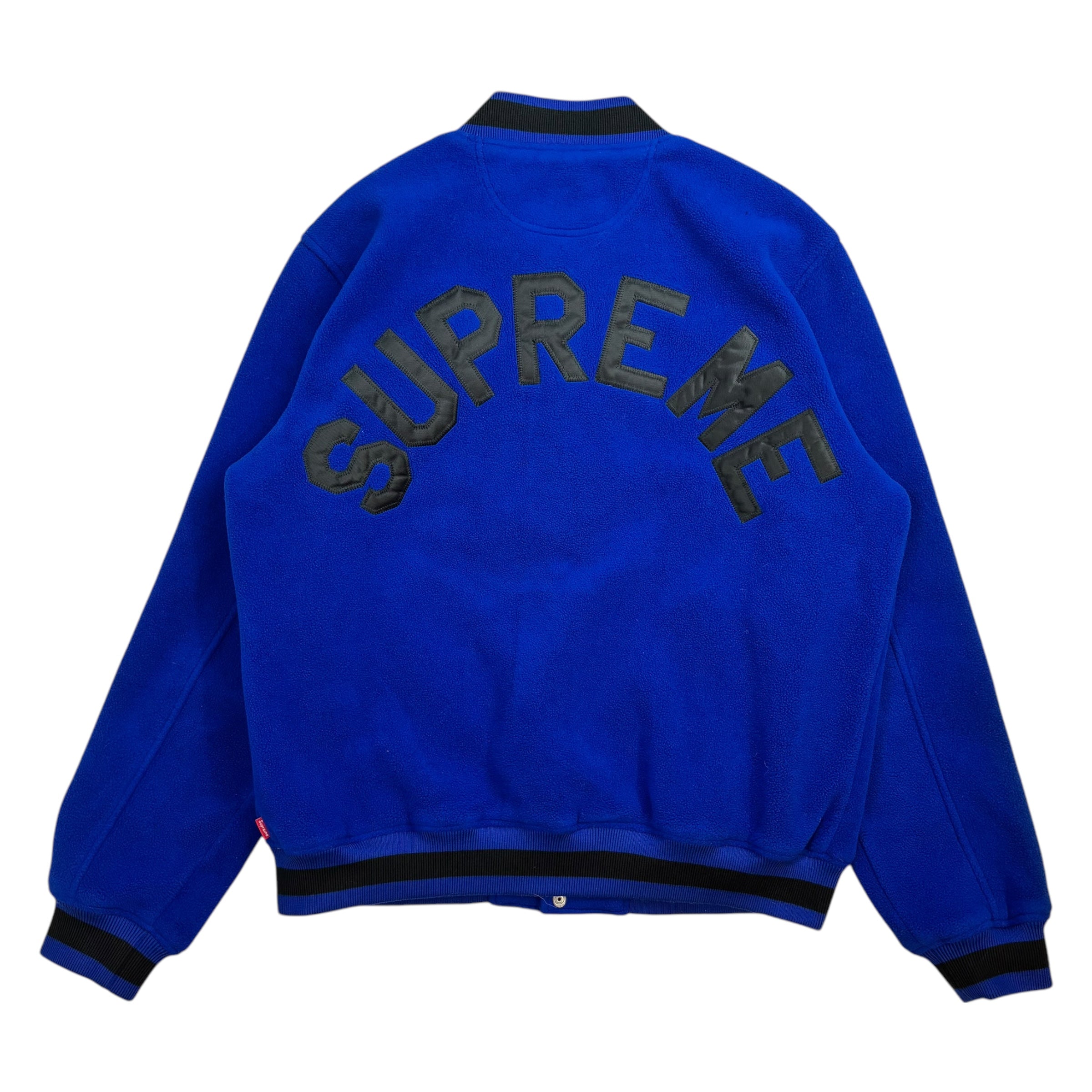 Supreme Polartec Varsity Jacket Blue