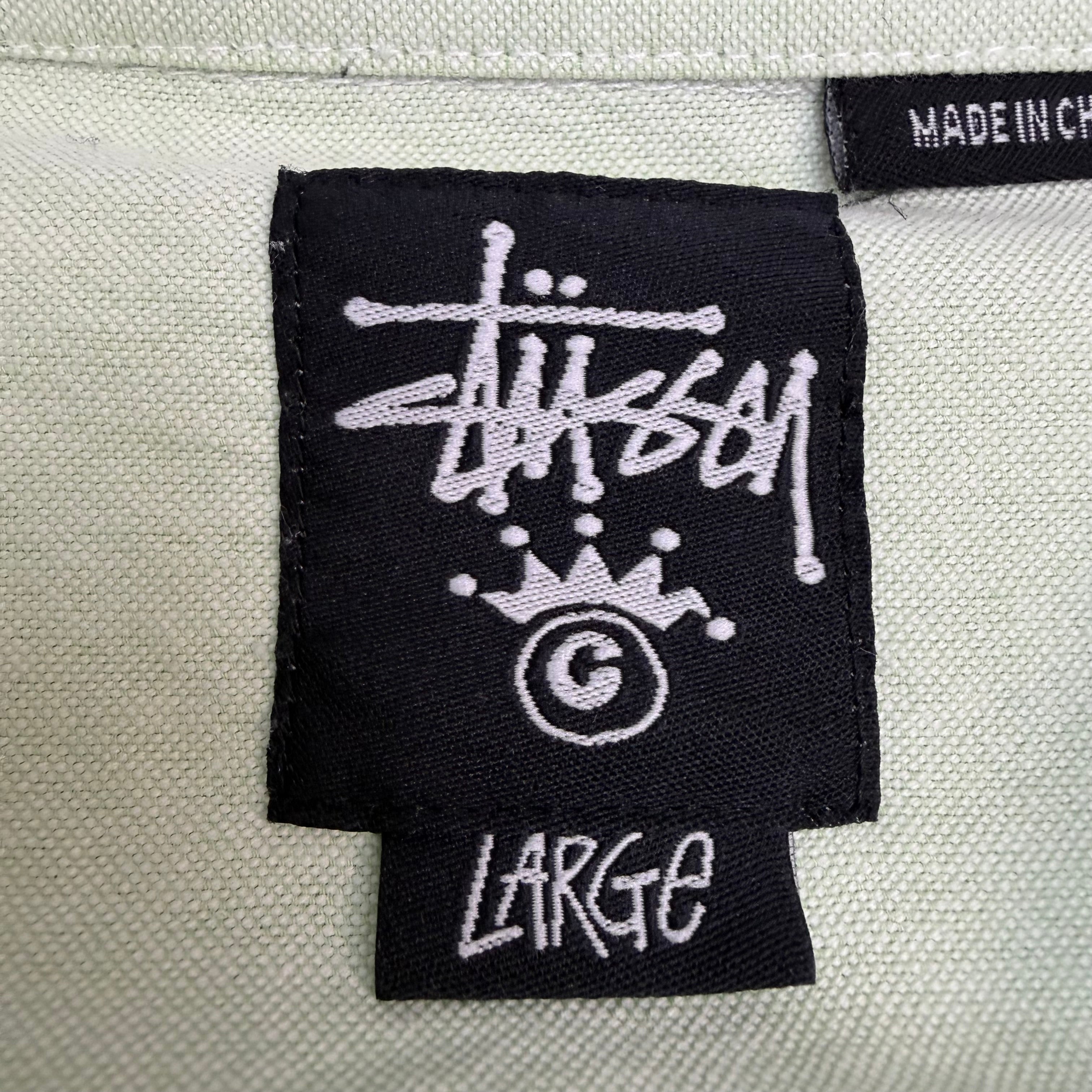 Vintage Stussy Classic Oxford Shirt Green