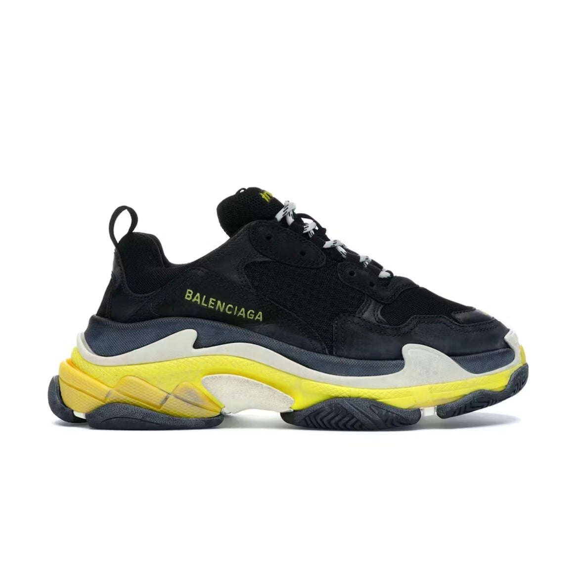 Balenciaga Triple S Black/Yellow (Used)