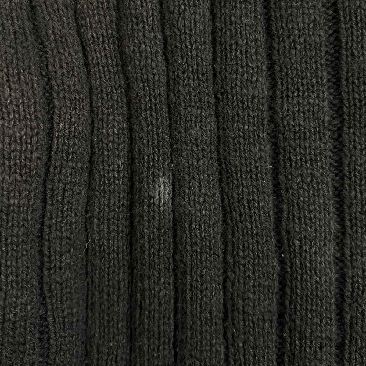 Stussy Cotton Slub Rib Crew Black