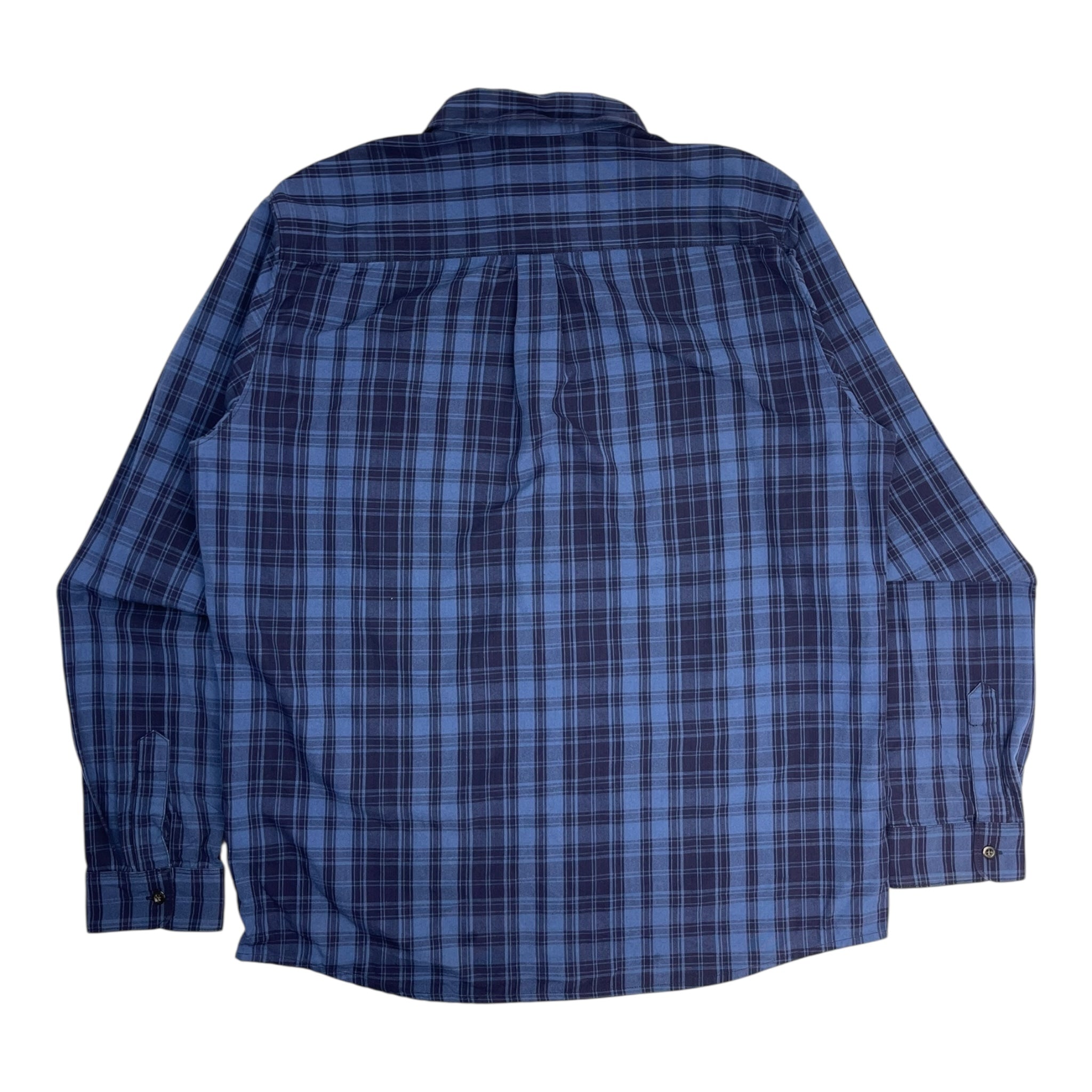 A.P.C Blue Plaid Button Up Shirt