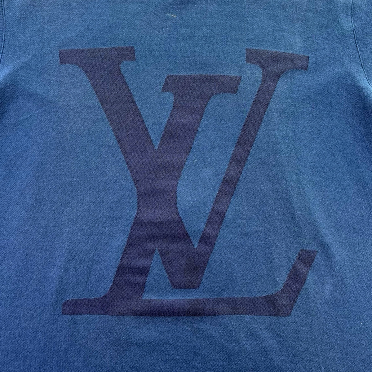 Louis Vuitton Tonal Logo T-Shirt Navy