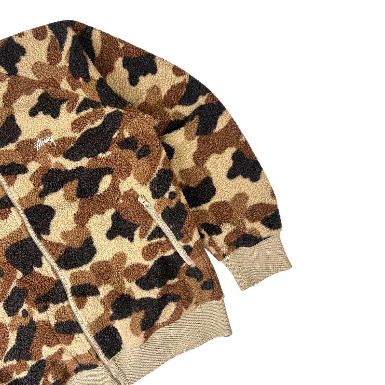 Stussy Fleece Jacket Camo