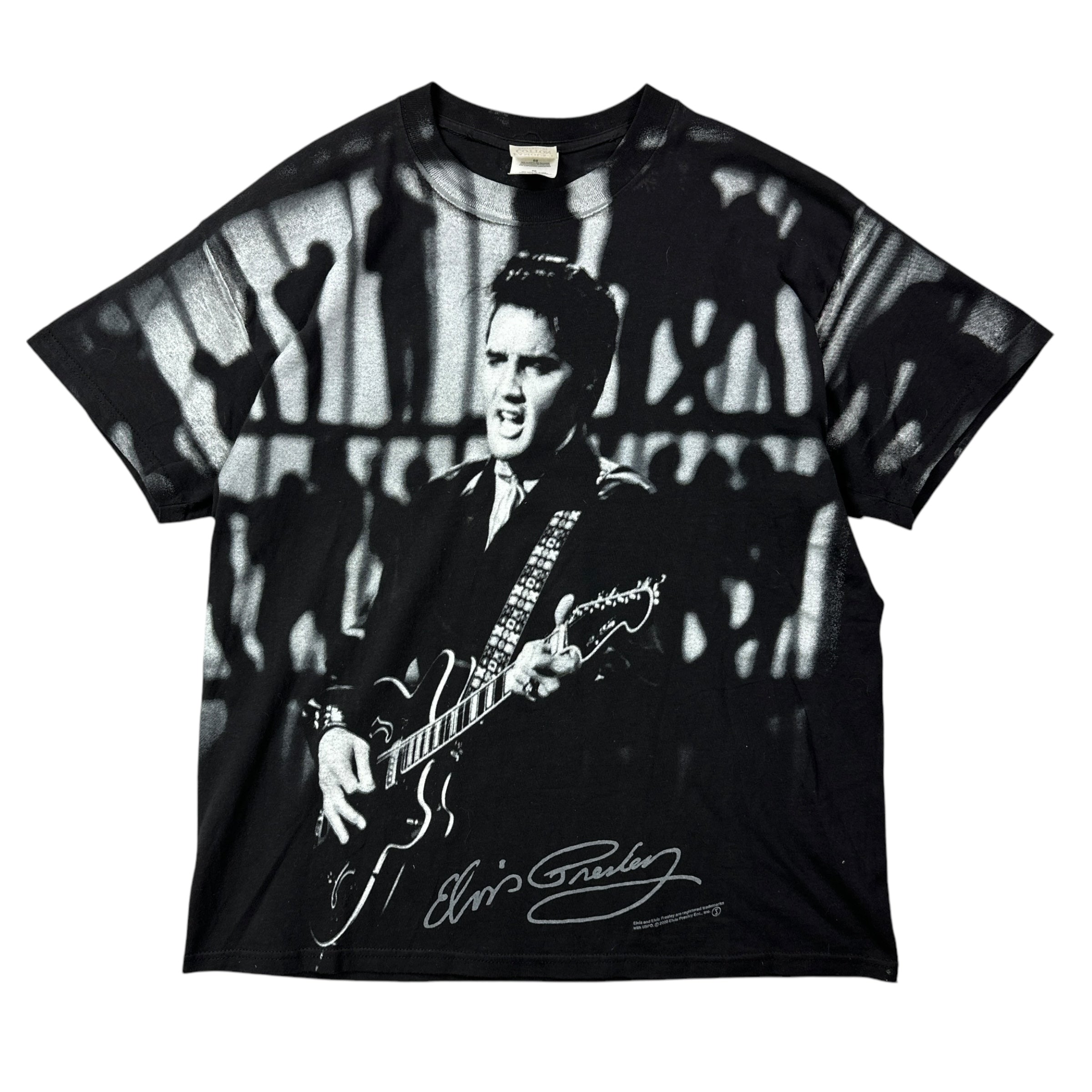 2000 Elvis Presley AOP Tee Black