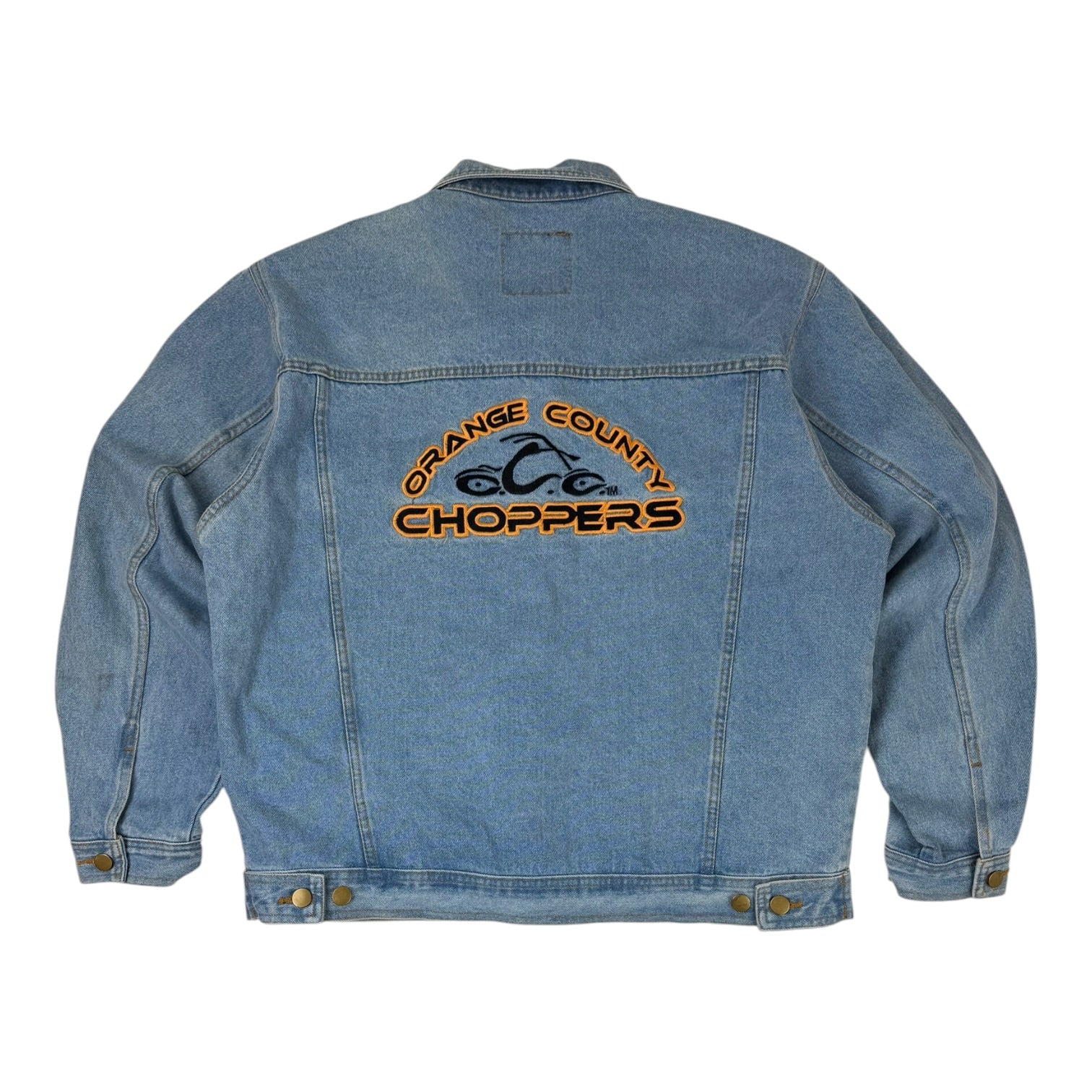 Vintage Orange County Choppers Denim Jacket Light Wash