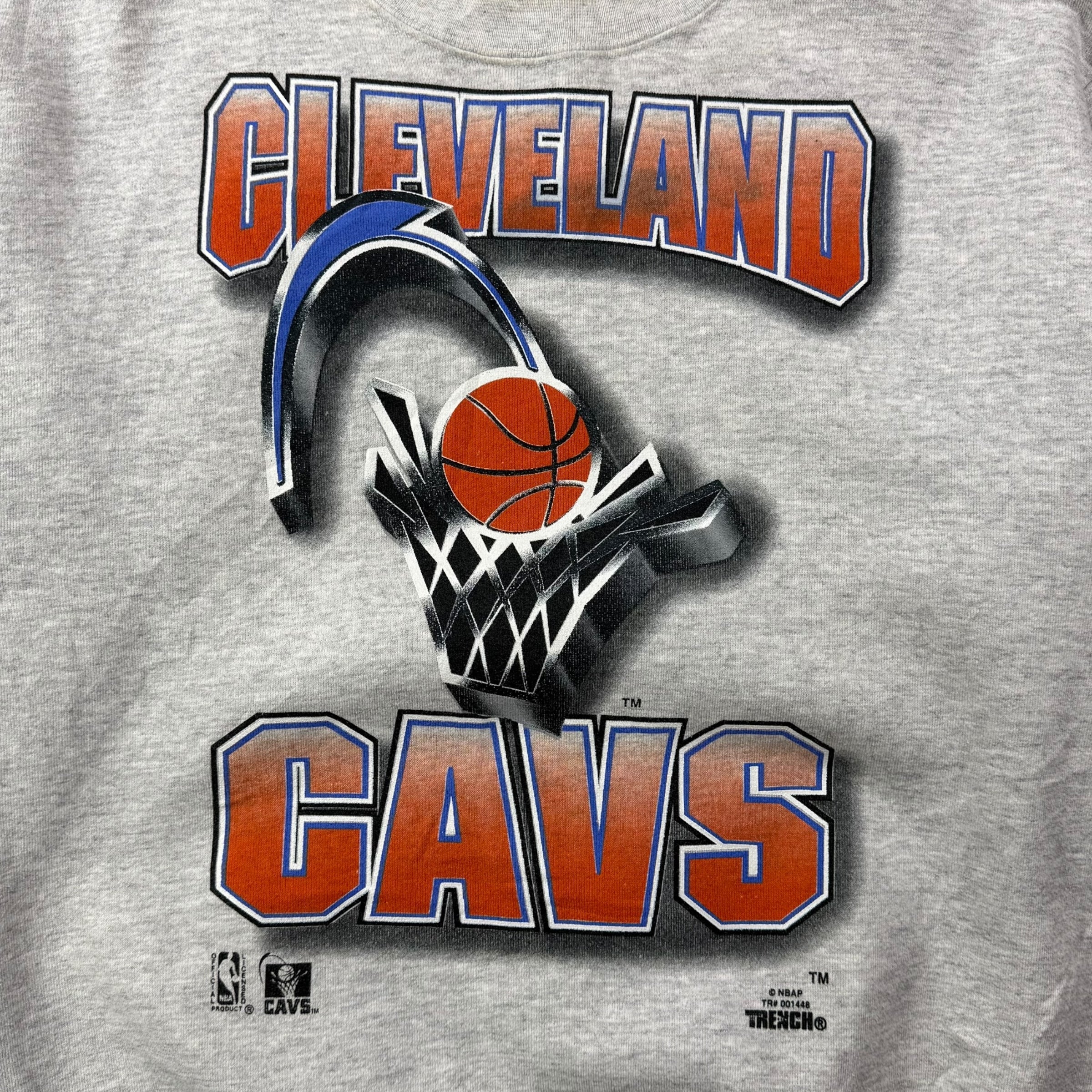 Vintage Cleveland Cavaliers Crewneck Grey