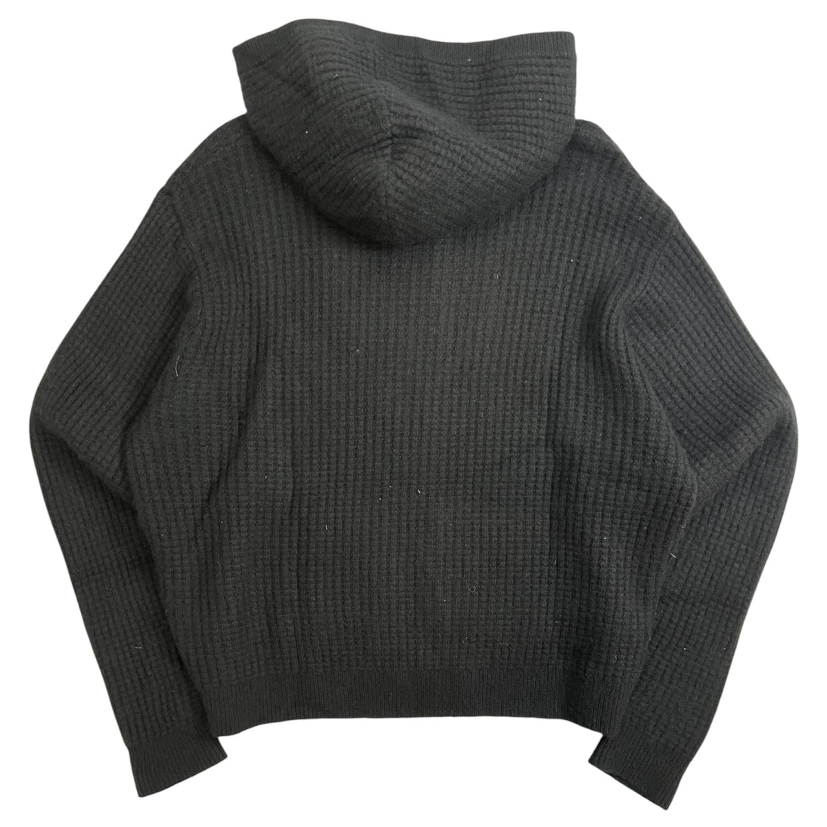 Stussy Waffle Cashmere Zip Hoodie Black