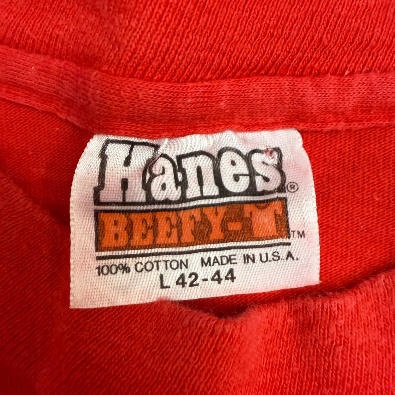 Vintage 1980s Harley Davidson ‘I Make The Eagle Fly’ Tee Red