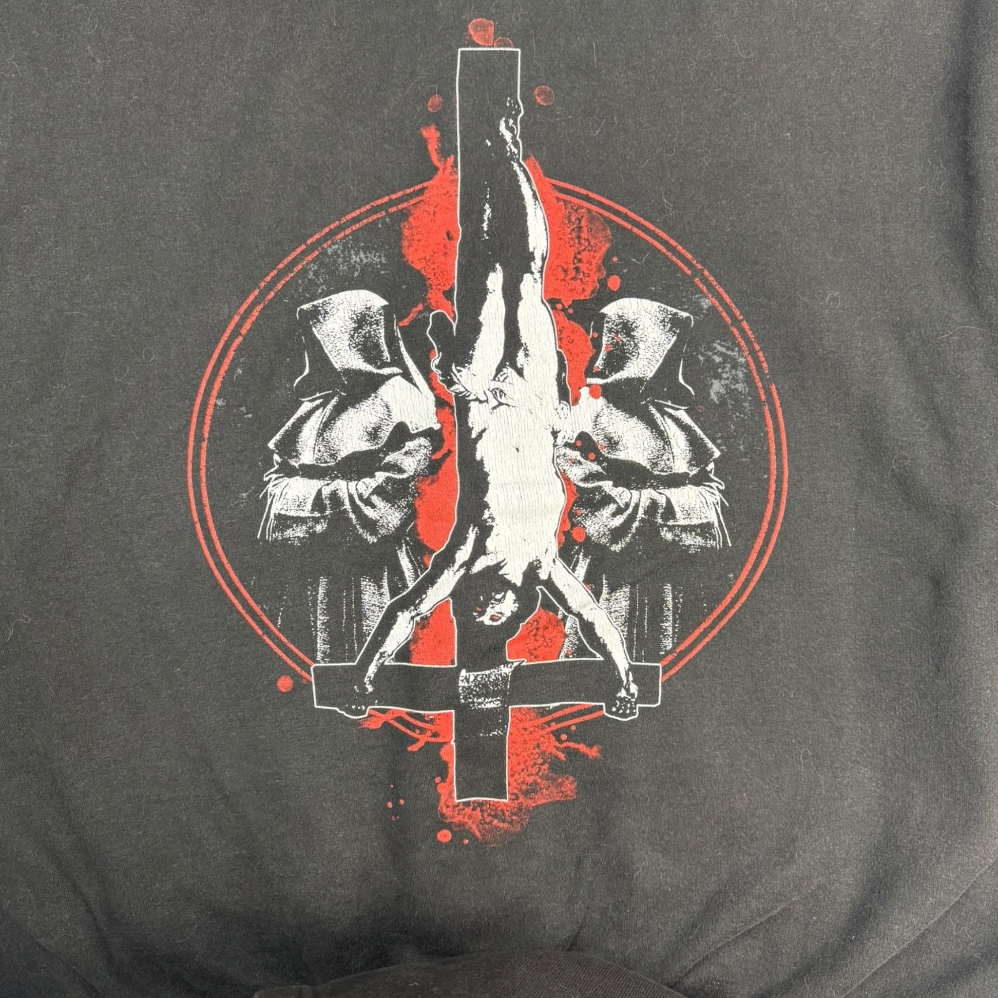 Dark Funeral Black Metal Zip Up Hoodie Black