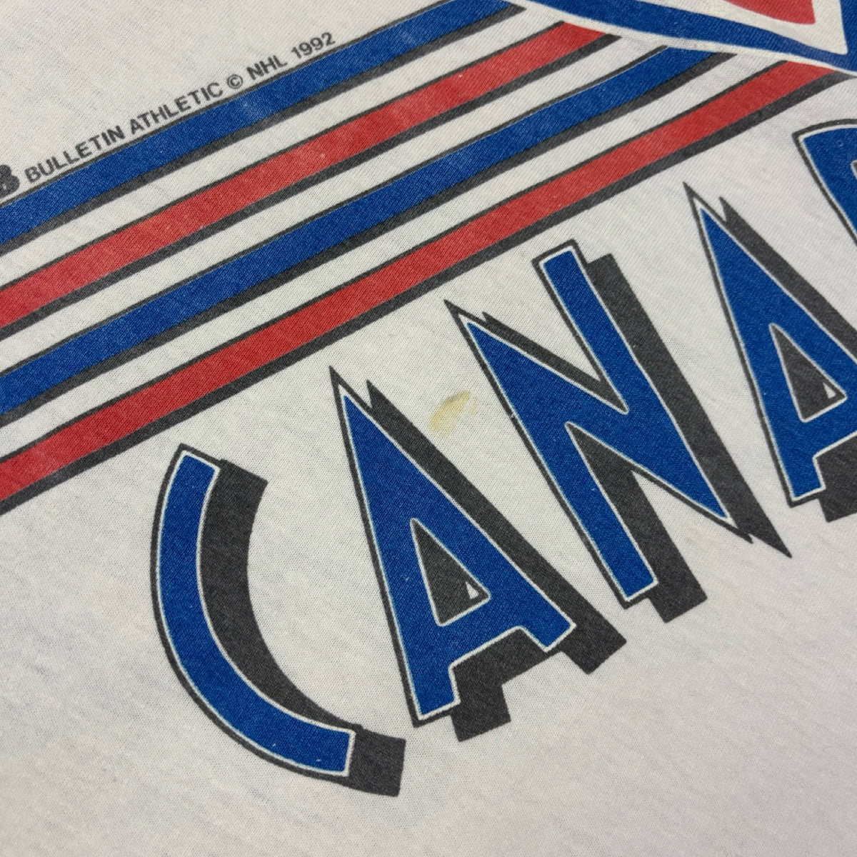 1992 Bulletin Athletic Montreal Canadiens AOP NHL T-Shirt