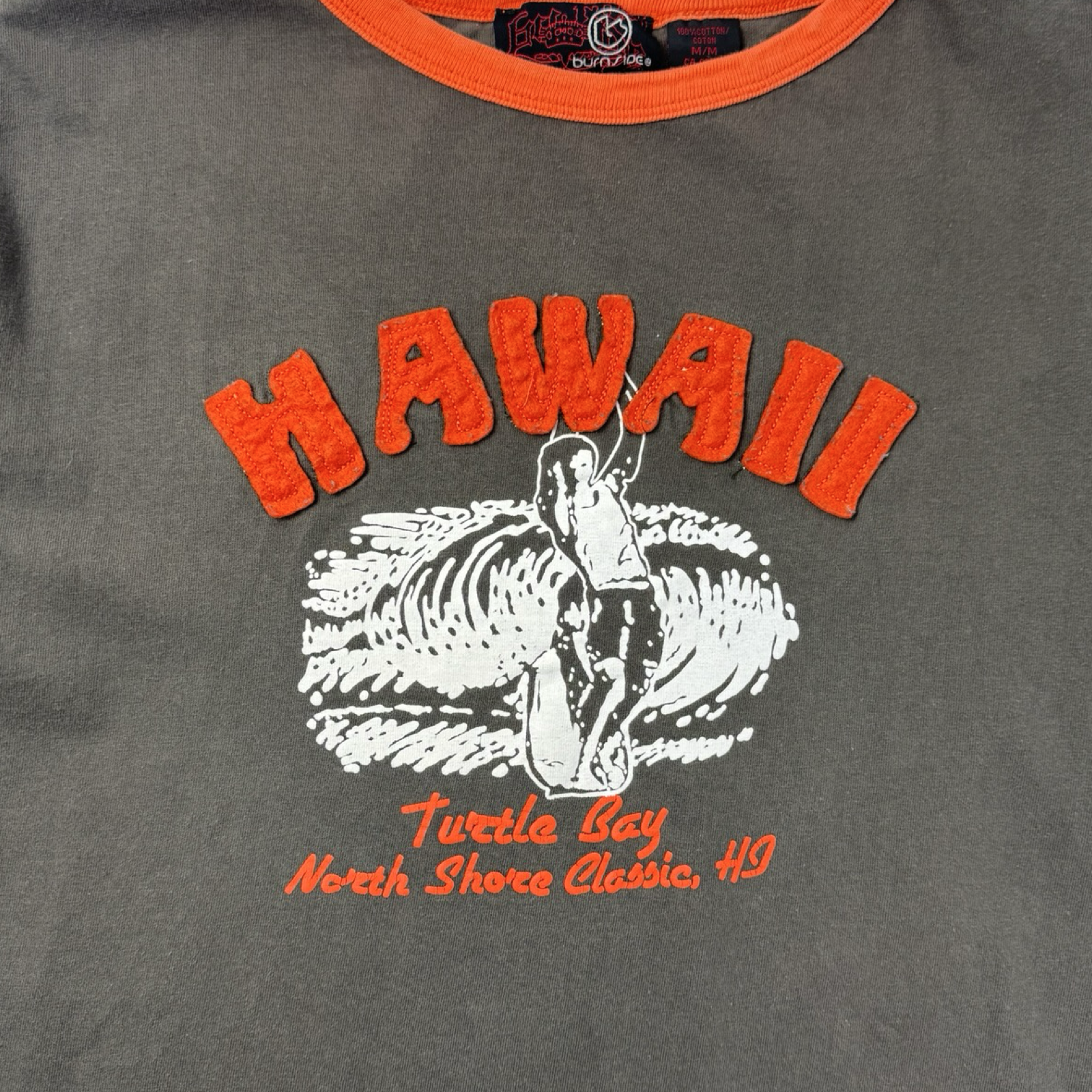Vintage Y2K Burnside Hawaii North Shore Surf T-Shirt
