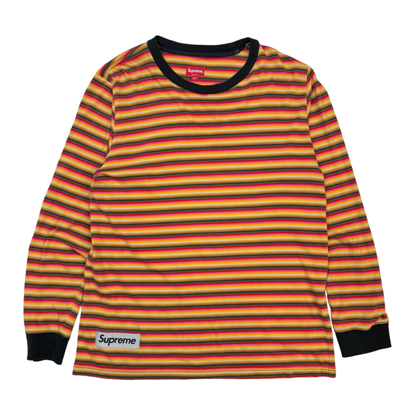 Supreme Multi Stripe L/S Tee Multicolour