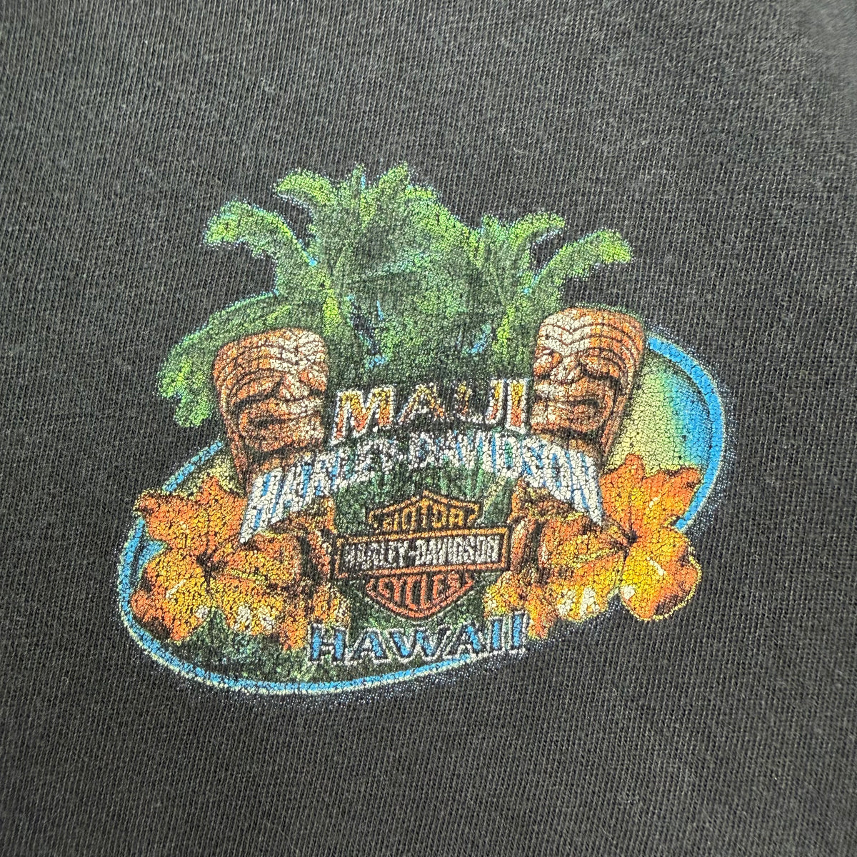 2003 Harley Davidson Maui Tee Black