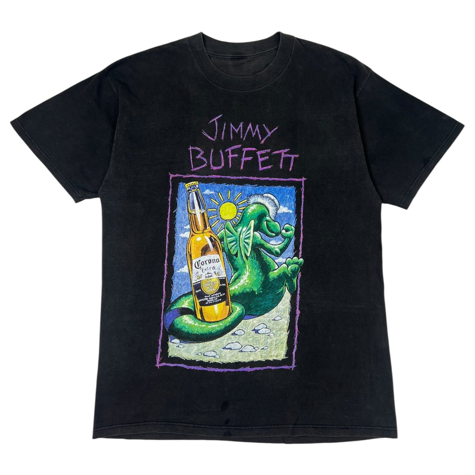 Vintage 94’ Jimmy Buffett “Fruitcakes On Tour” T-Shirt Black