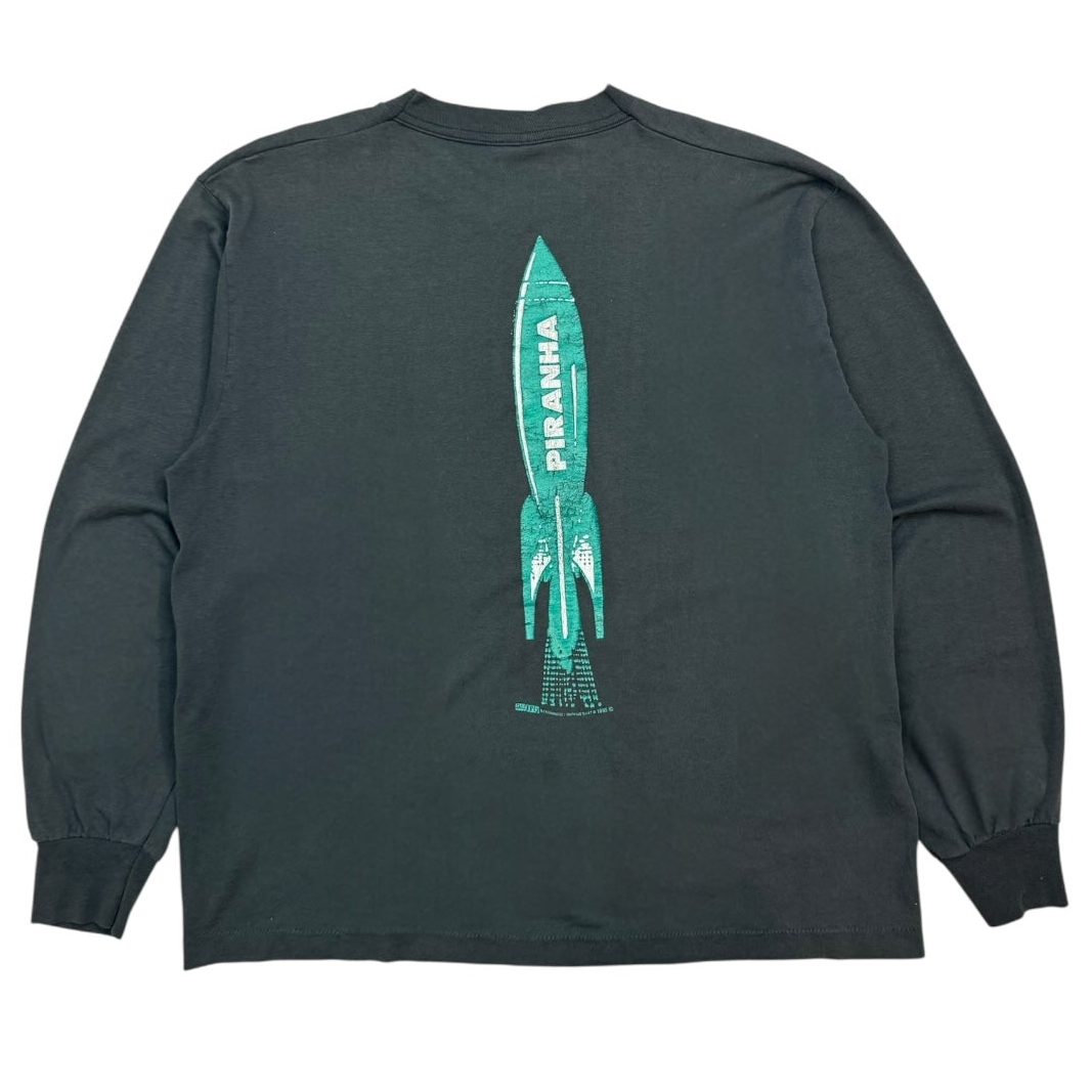 1995 Tripping Daisy Pirhana L/S Tee Black