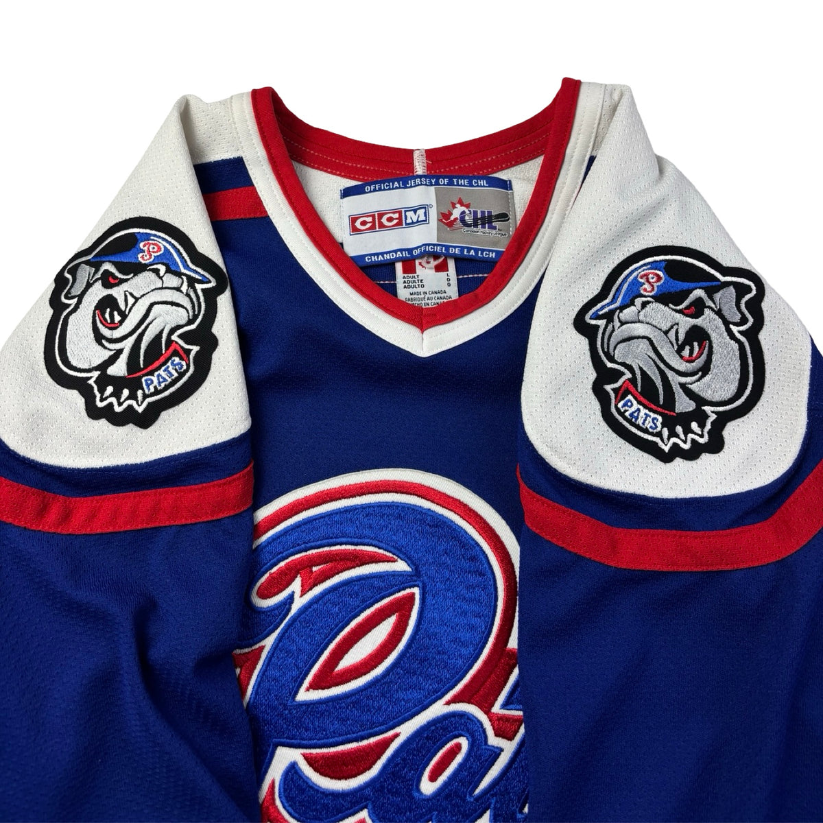 Vintage Maska Regina Pats WHL Away Jersey