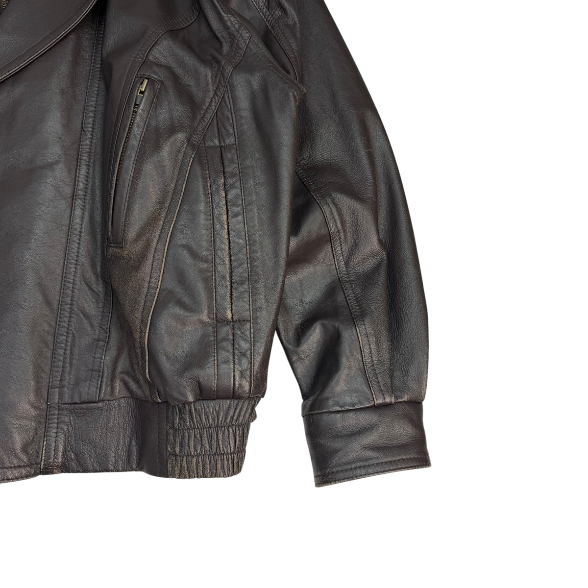 Vintage Gabriel Collection Leather Jacket Dark Brown