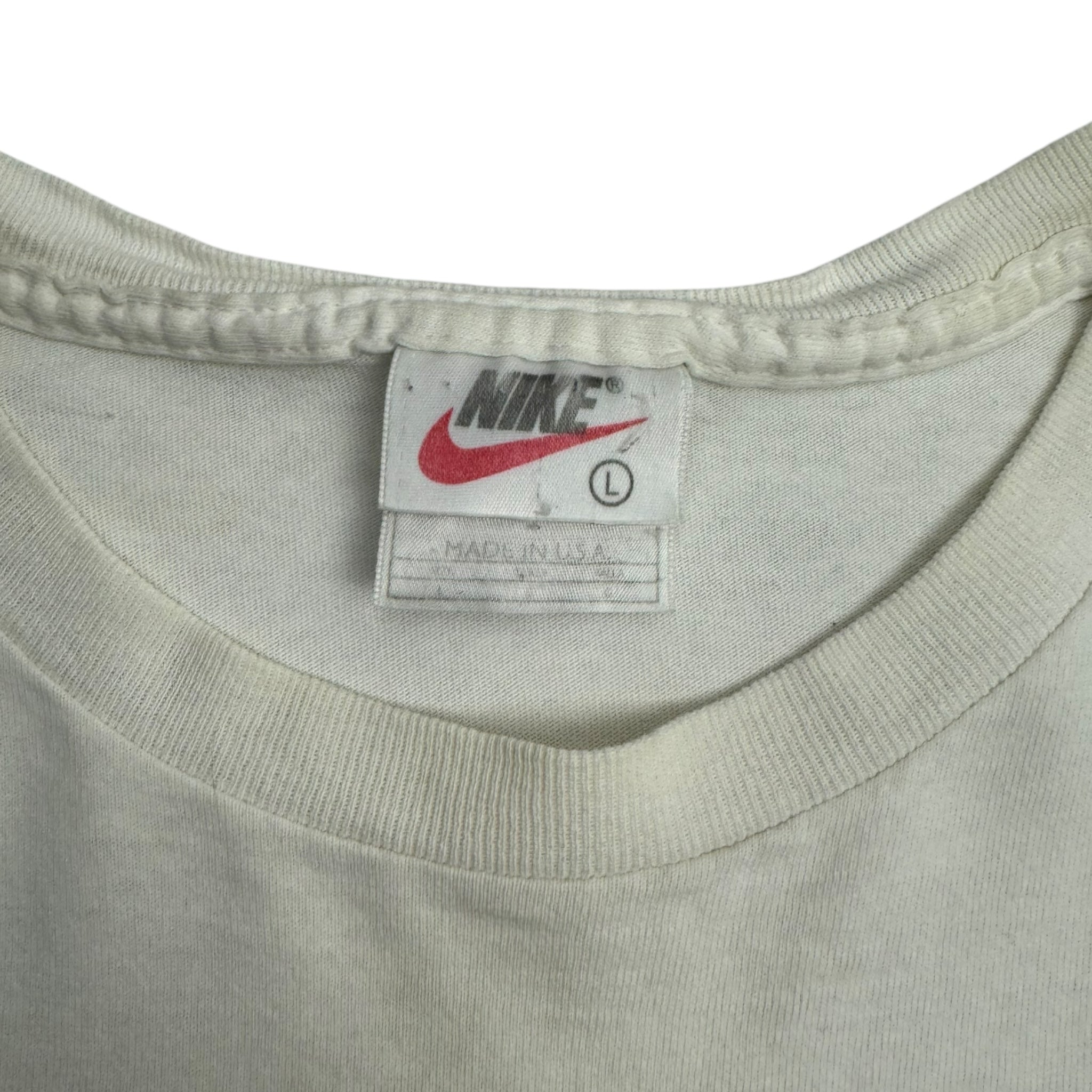 Vintage Y2K Nike Swoosh T-Shirt White