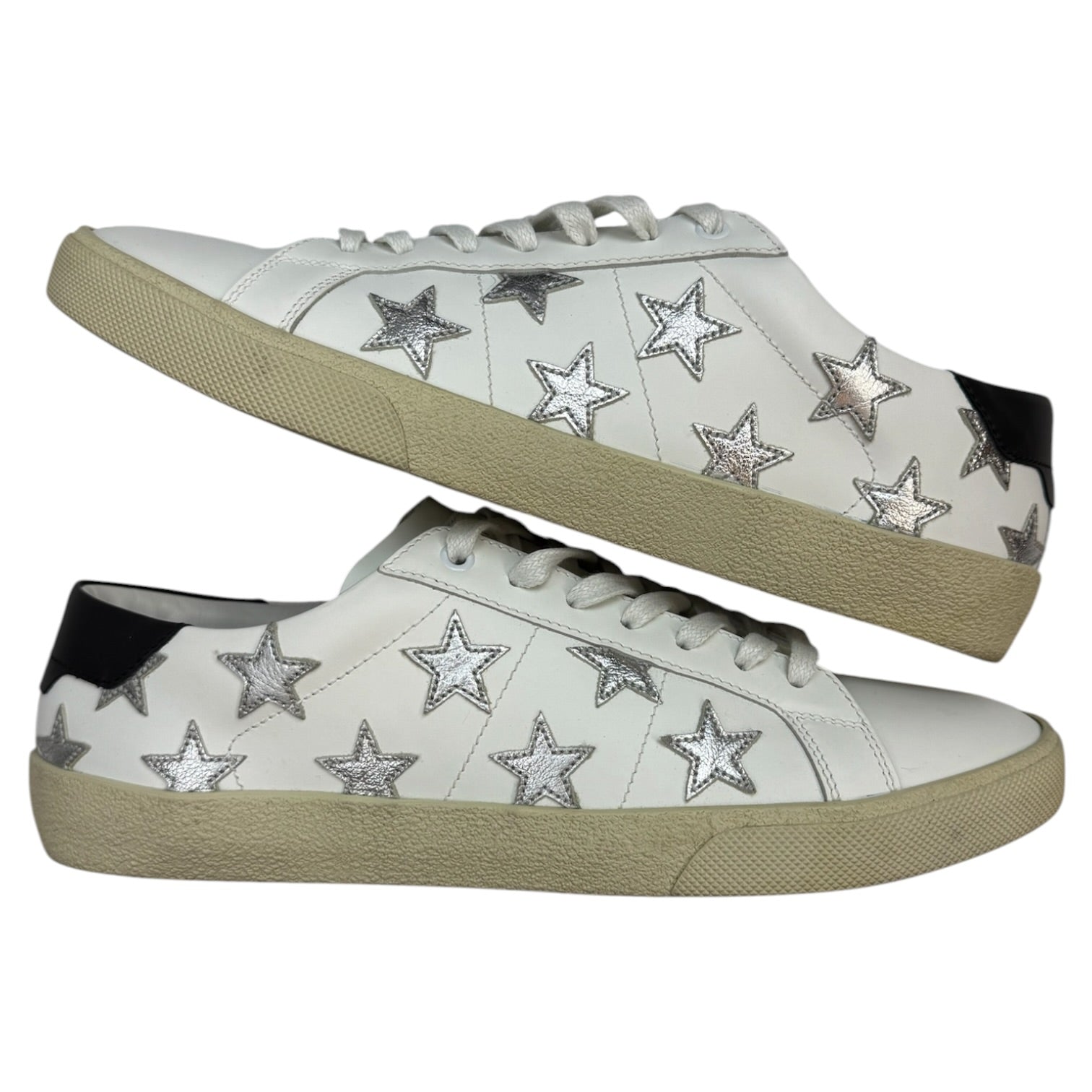Saint Laurent Court Classic SL06 Metallic Star Patches (Used)
