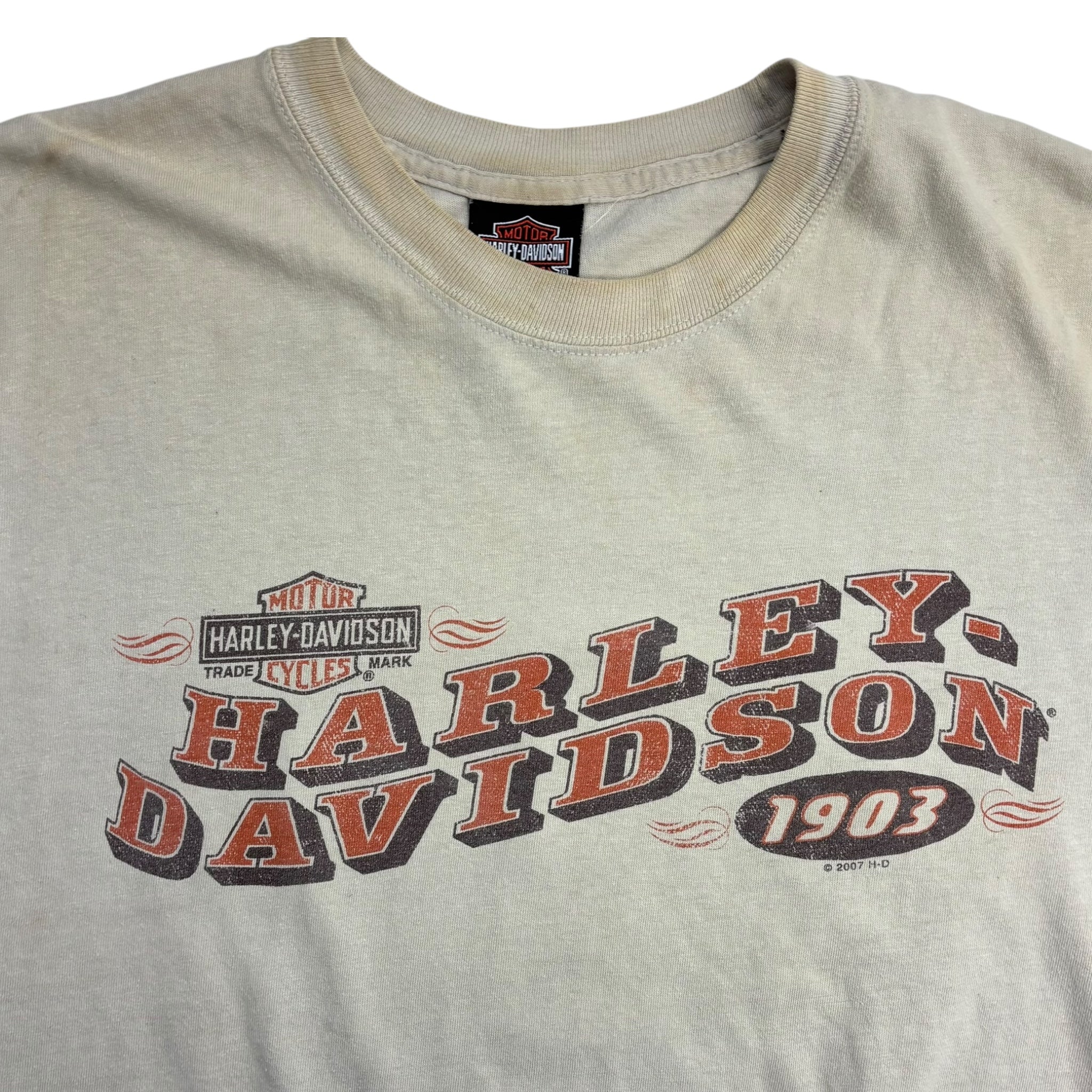 2007 Harley Davidson New Hampshire "Live Or Die" T-Shirt