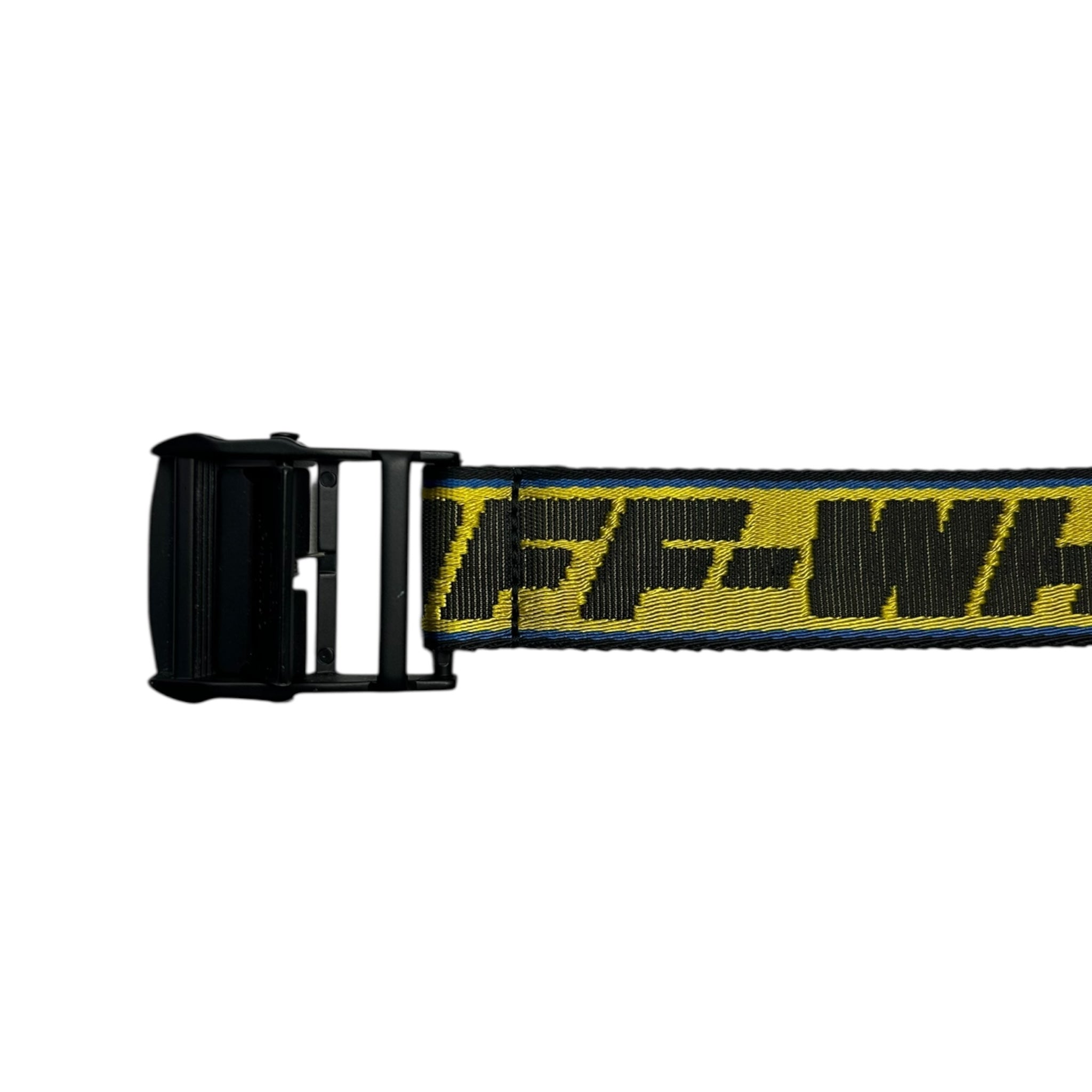 Off White industrial Belt Yellow