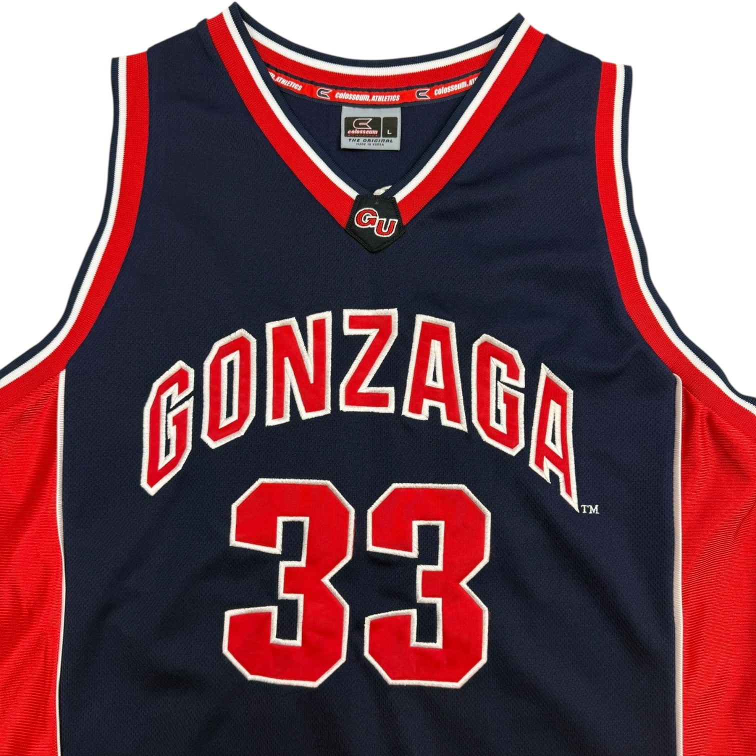 Vintage Gonzaga Bulldogs Basketball Jersey Navy