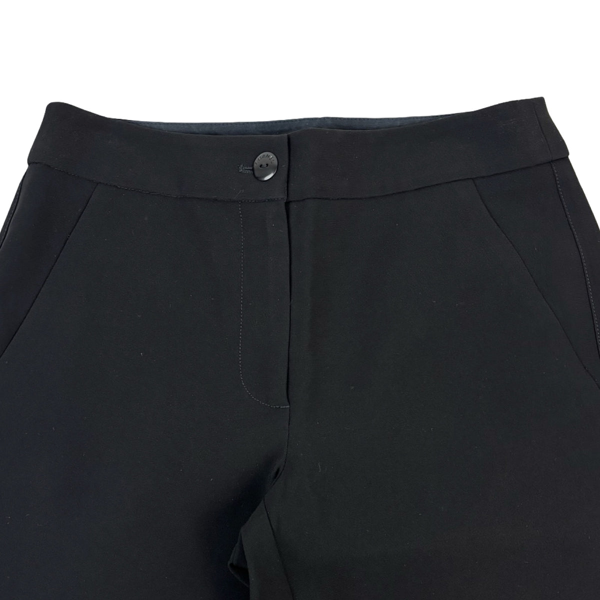 (W) Chanel Uniform Dress Pant Black