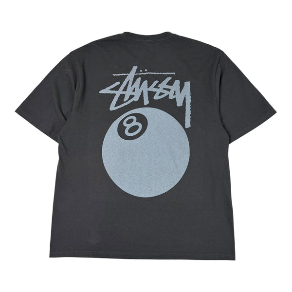 Stussy 8 Ball Pigment Dyed T-Shirt Grey
