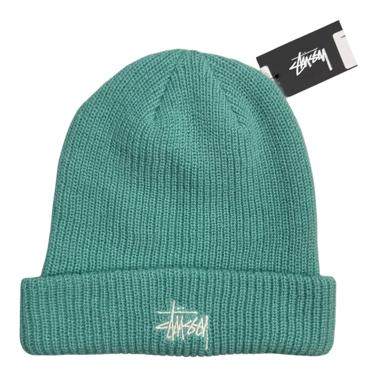 Stussy Basic Cuff Beanie Sea Green