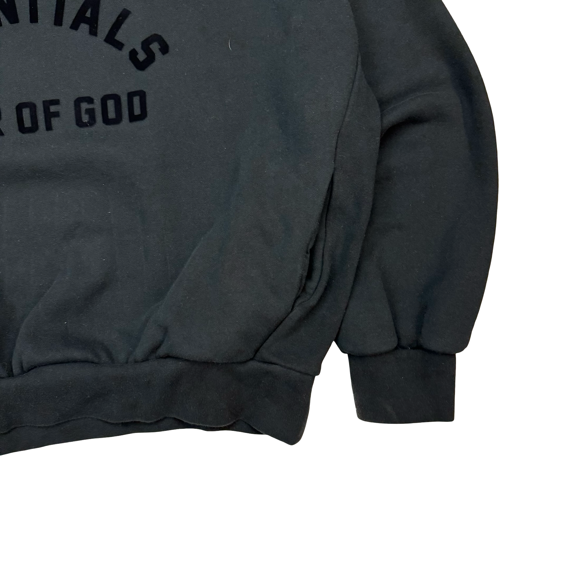 Fear Of God Essentials Hoodie Black