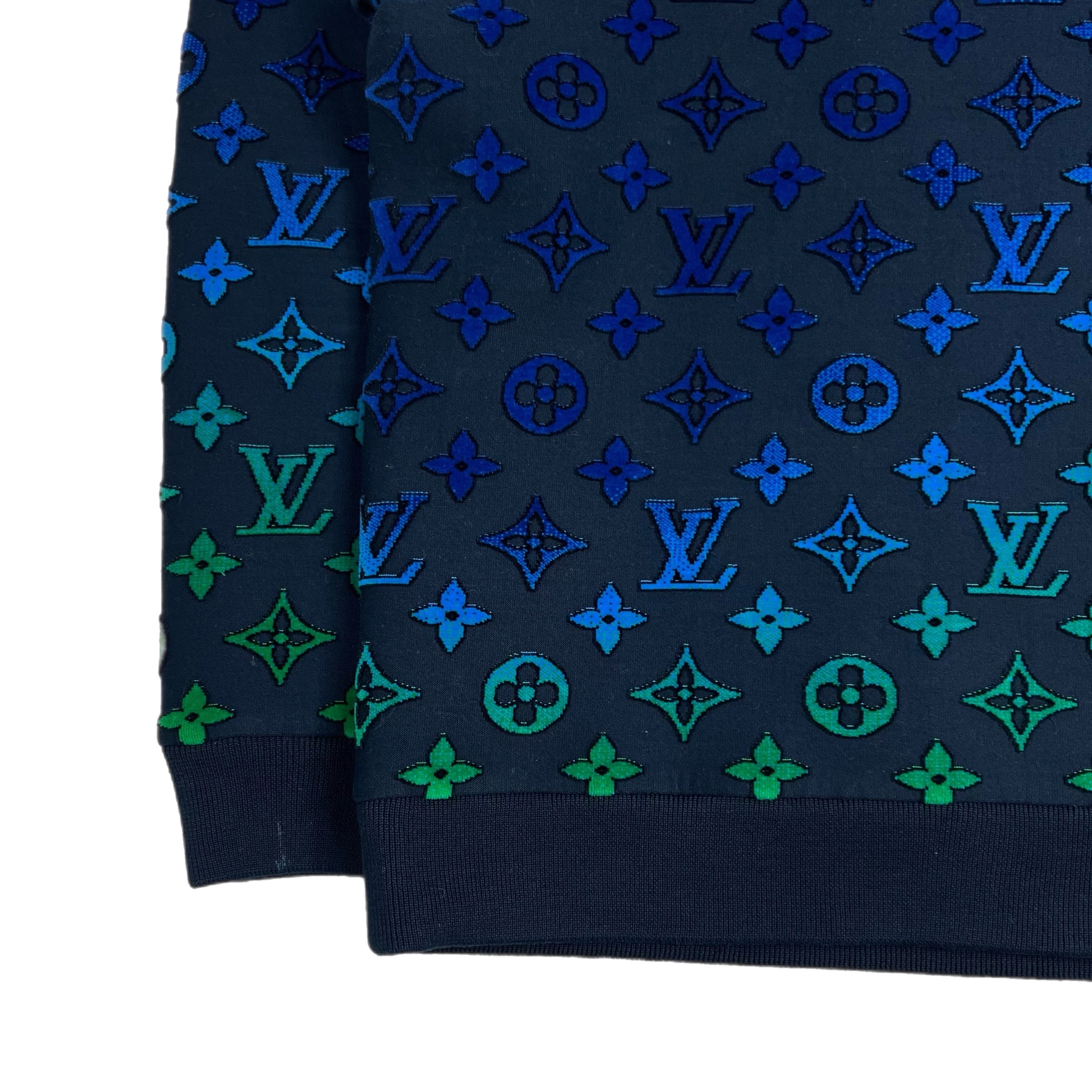 Louis Vuitton Gradient Monogram Fil Coup Virgil Abloh Crewneck
