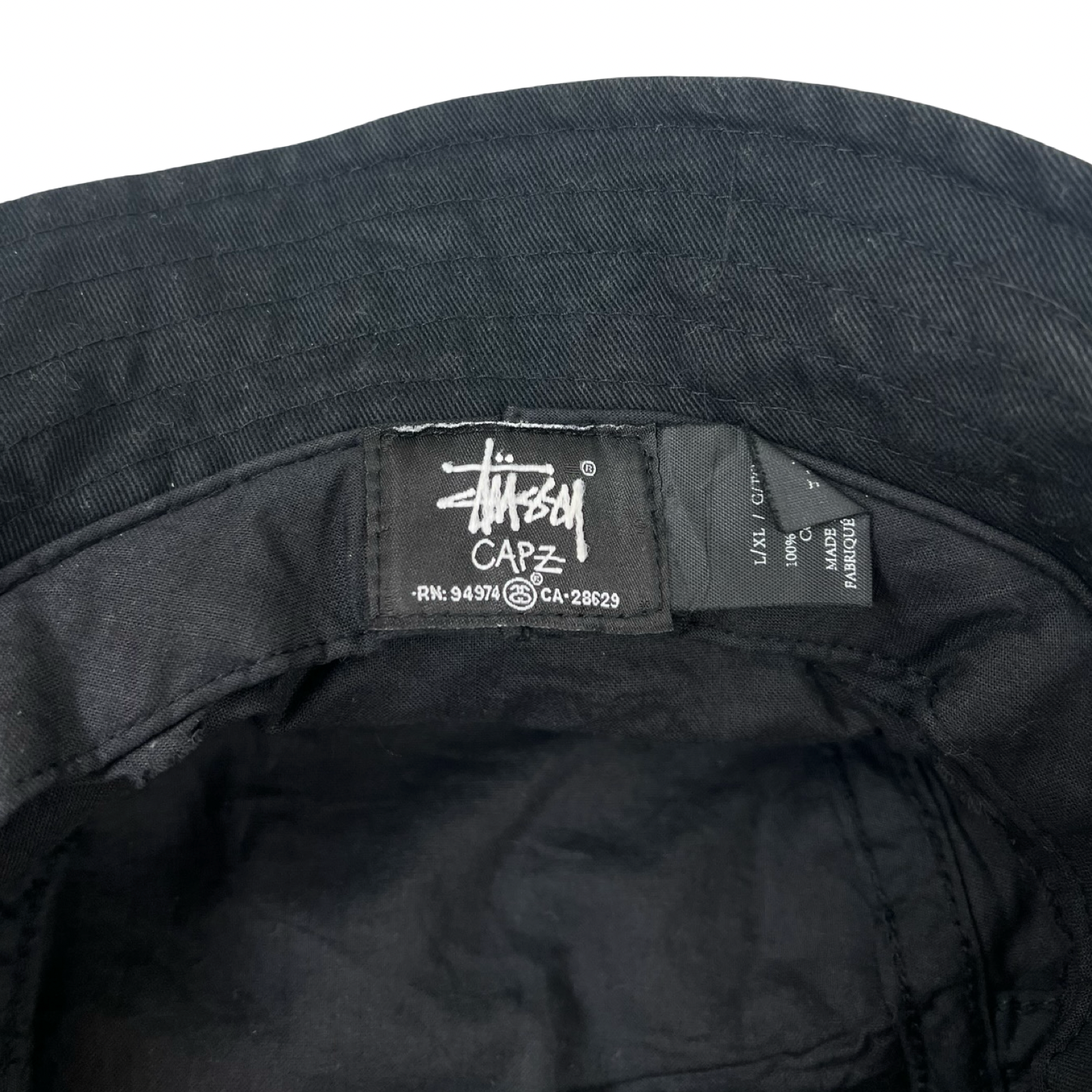 Stussy Stock Lock Bucket Hat Black