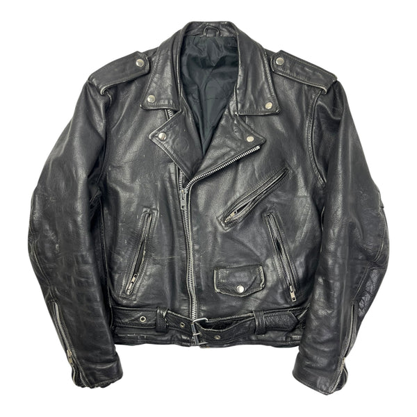 Vintage Motor Biker Leather Jacket