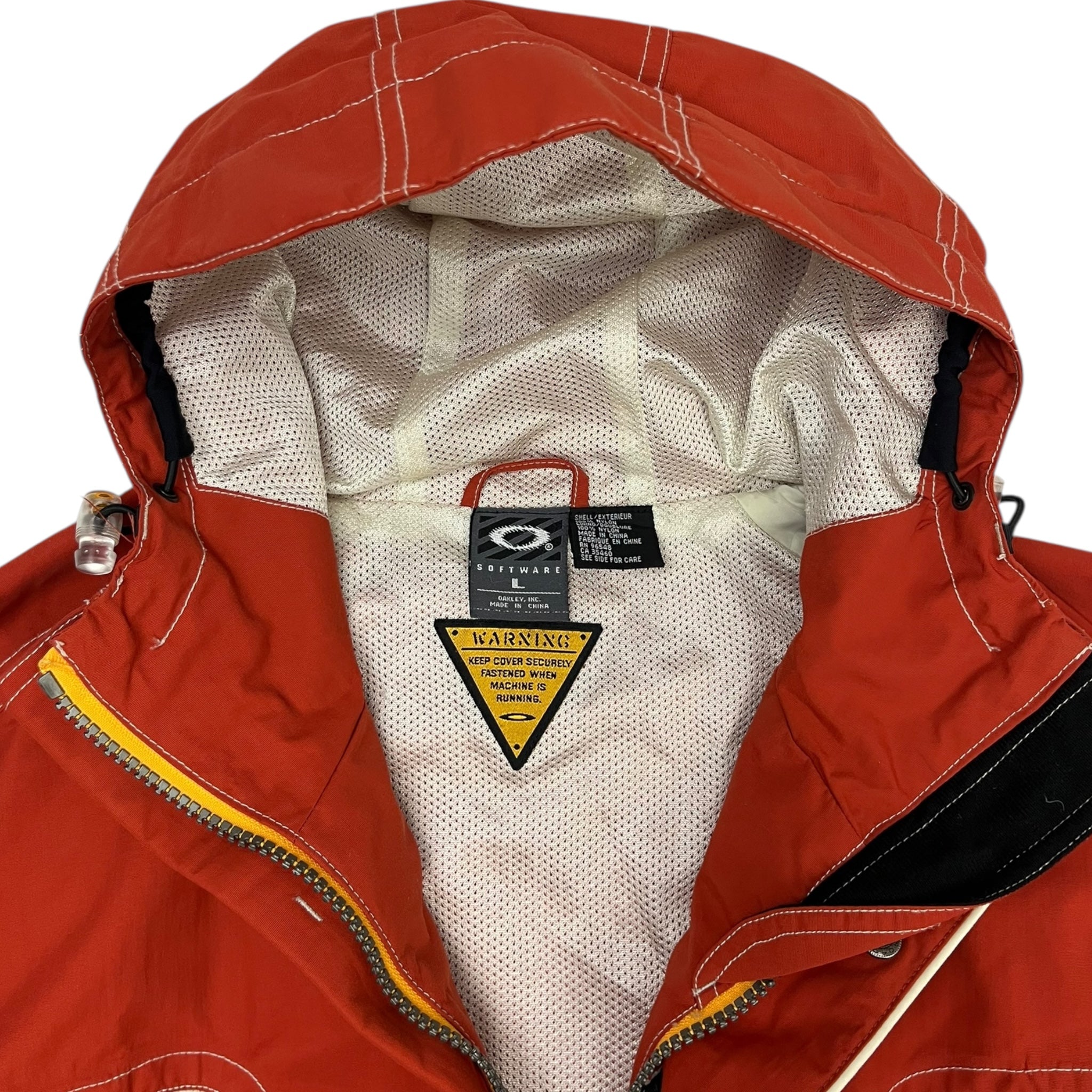 Vintage Oakley Software Snowboarding Jacket Burnt Orange