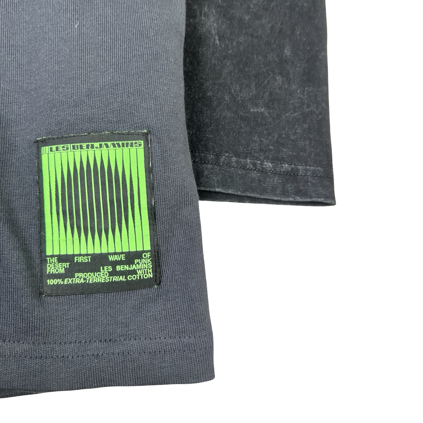 Les Benjamins Double Layer Long Sleeve T-Shirt Black