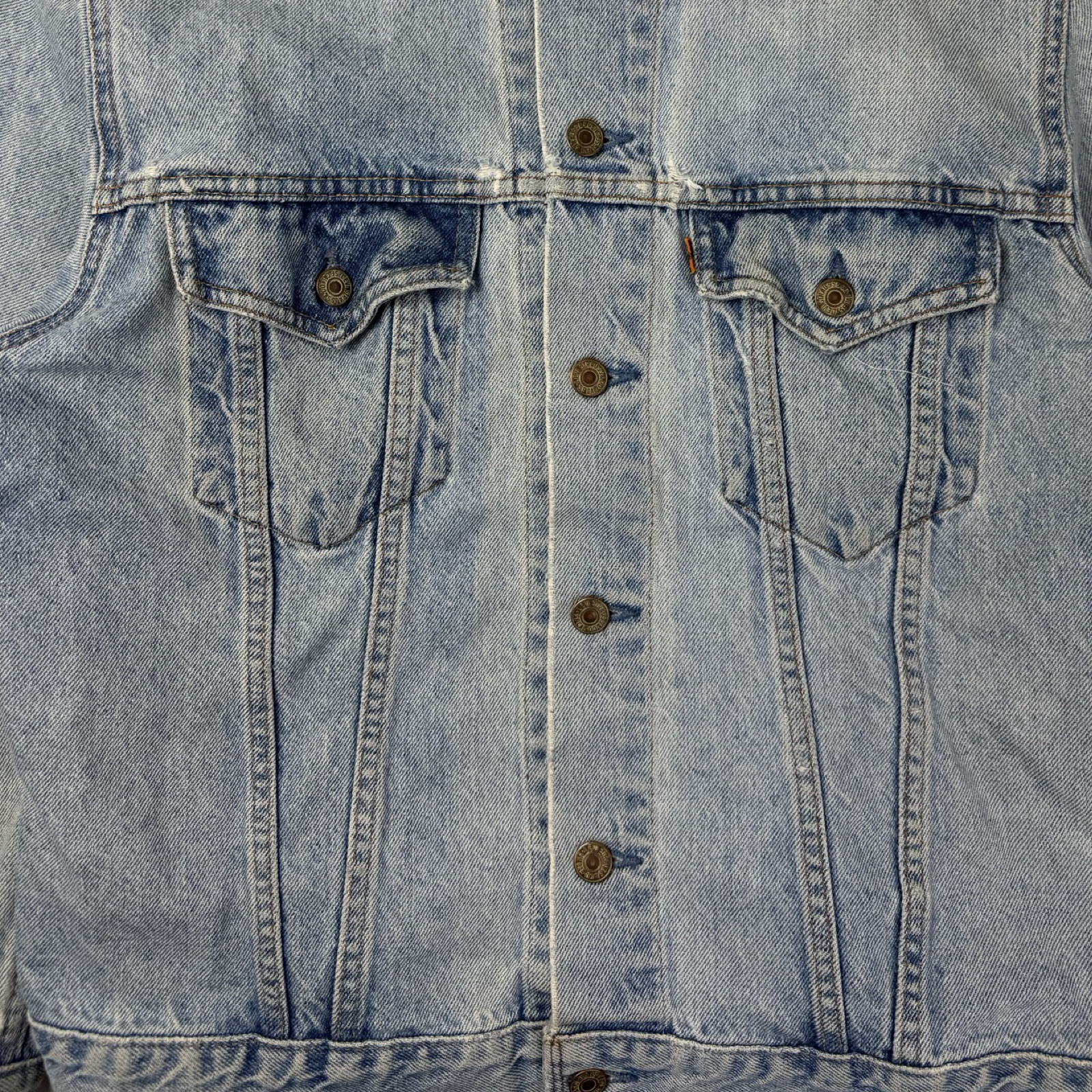 Vintage Levi’s Orange Tab Denim Jacket Light Blue Wash