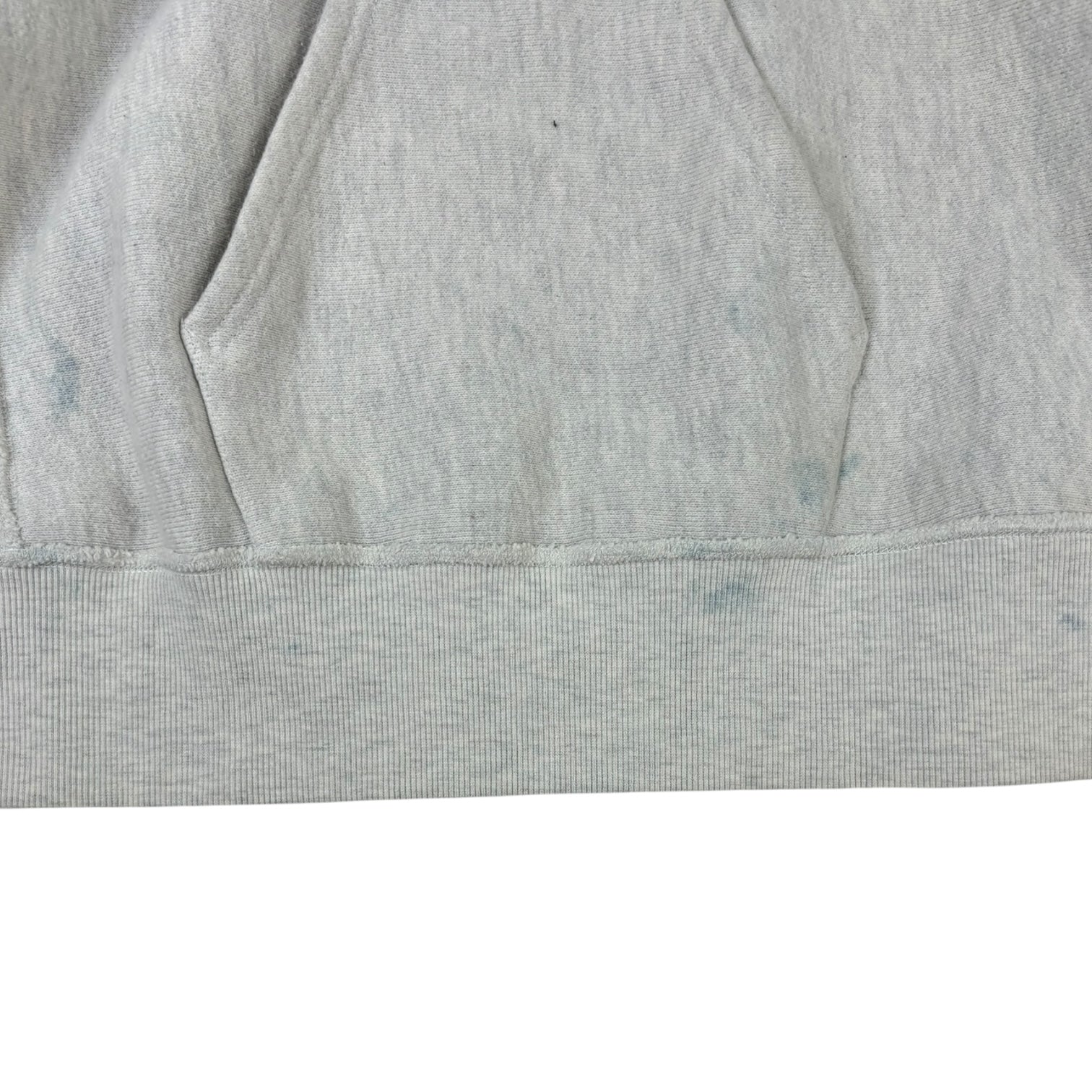 Beams Lights Reverse Weave Hoodie Grey