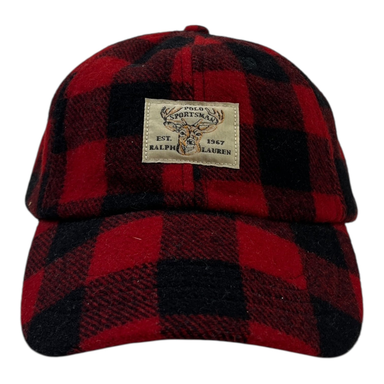 Ralph Lauren Polo Country Buffalo Check Wool Sportsman Cap Plaid