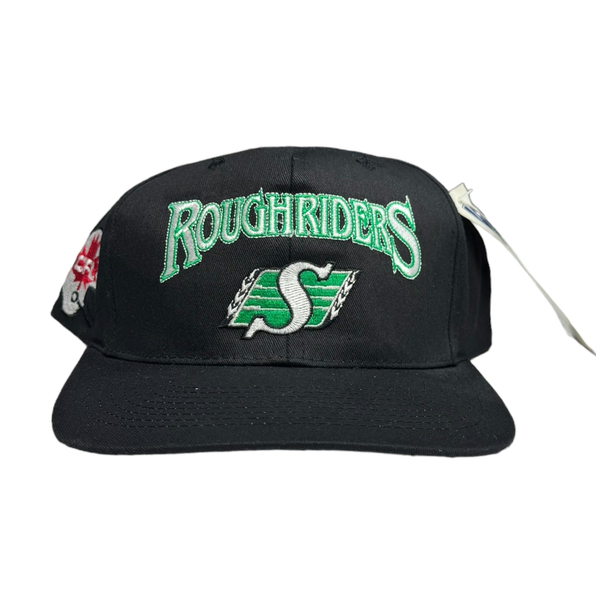 Vintage Saskatchewan Roughriders Softwear Hat Black