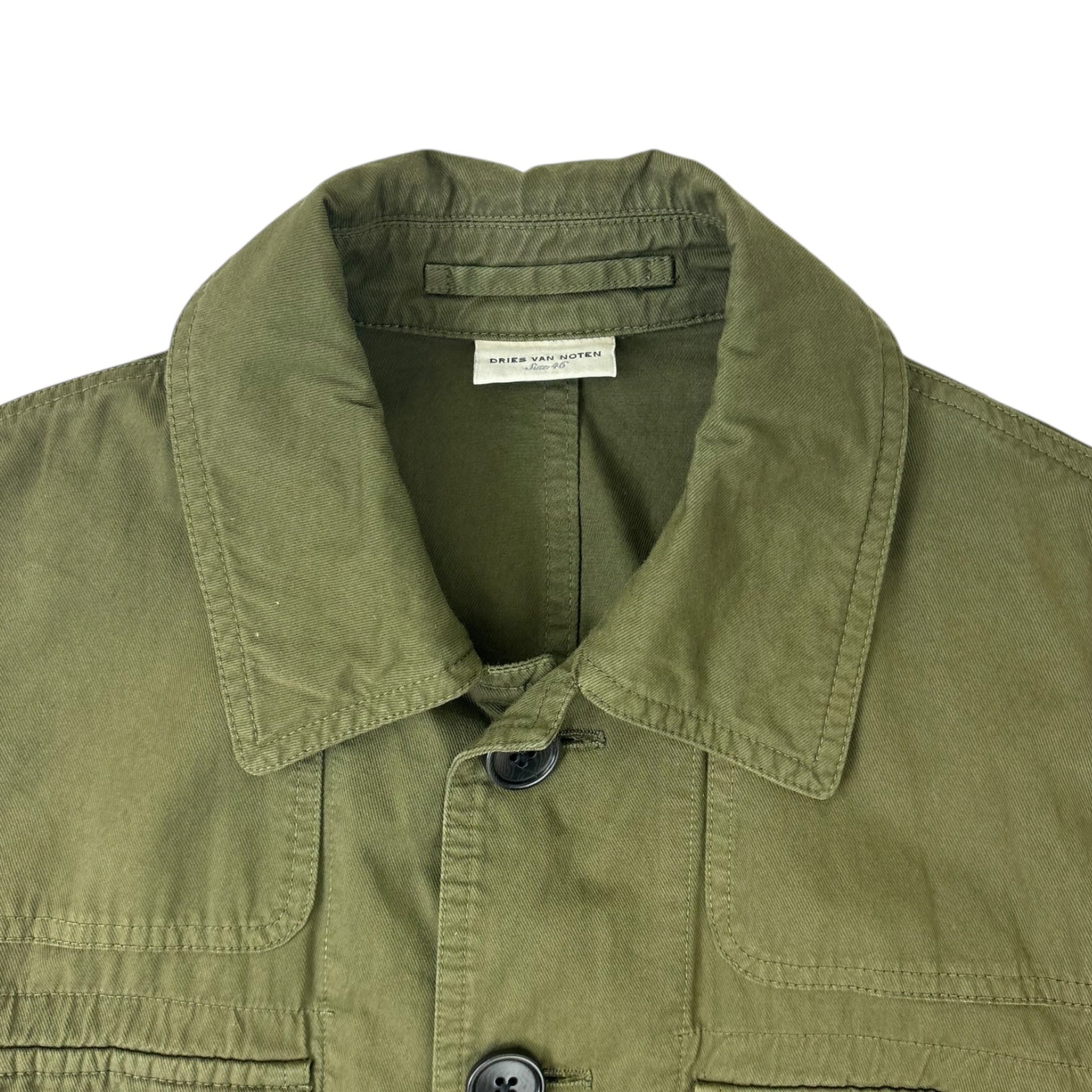 Dries Van Noten Field Jacket Olive