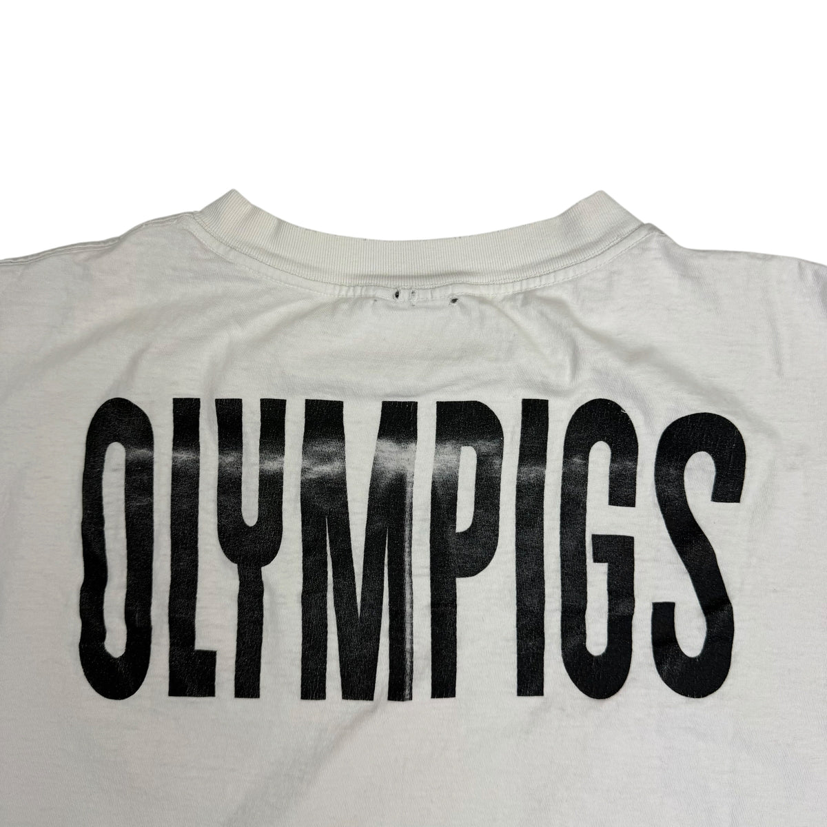 Vintage Parody "Olympigs" Tee White