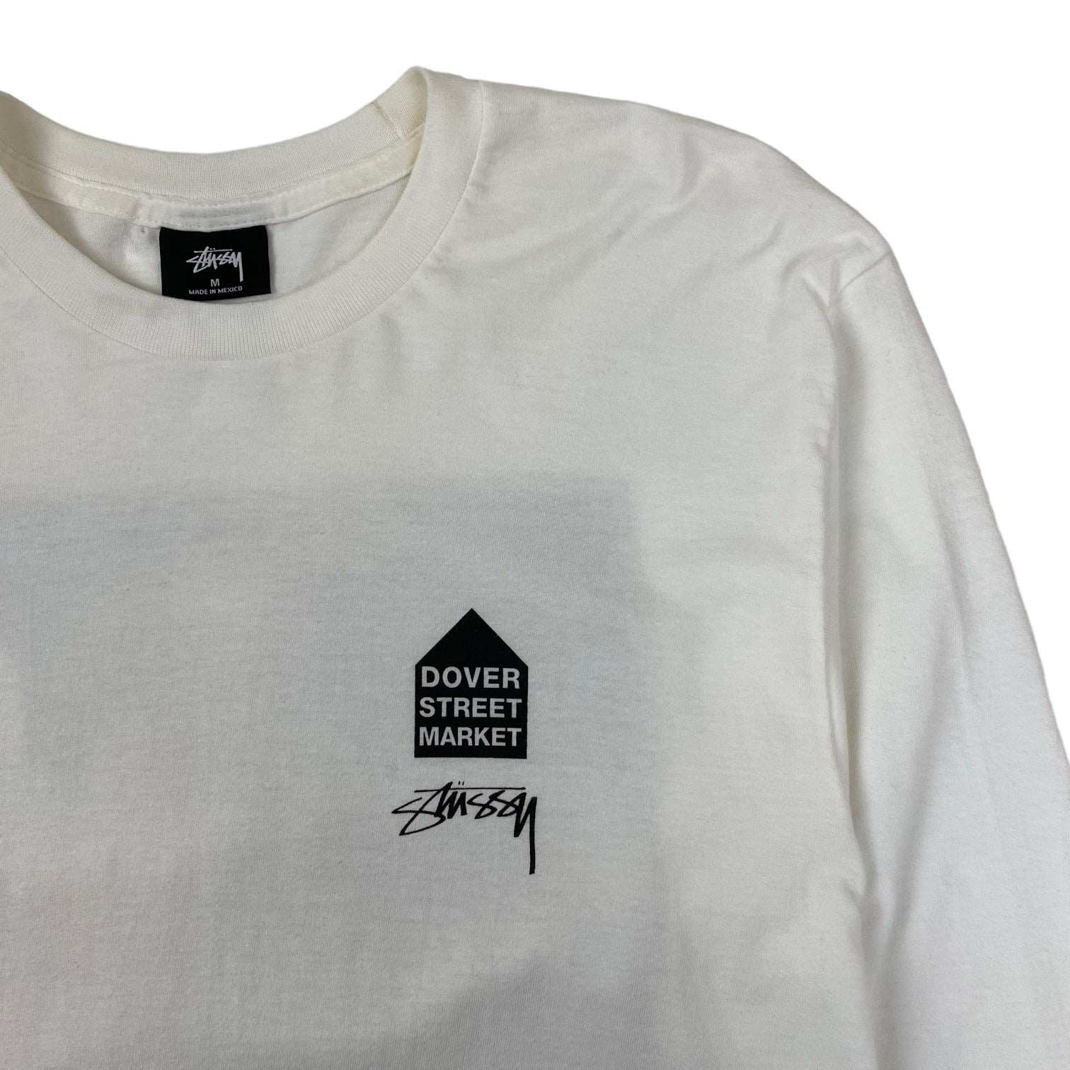 Stüssy x Dover Street Market Long Sleeve Shirt White