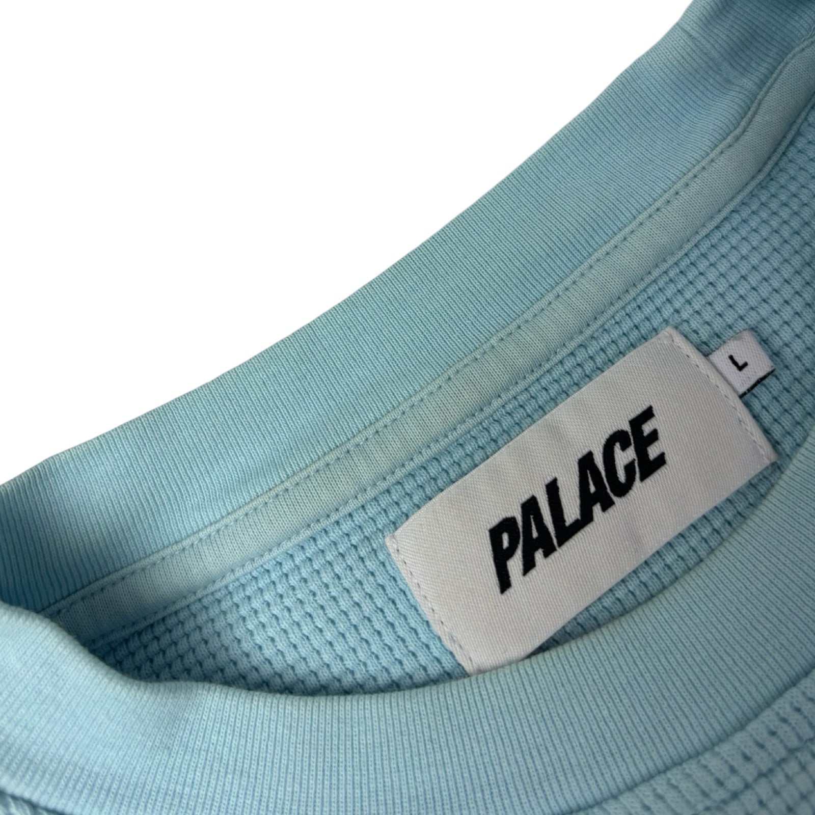 Palace Thermal L/S Shirt Baby Blue