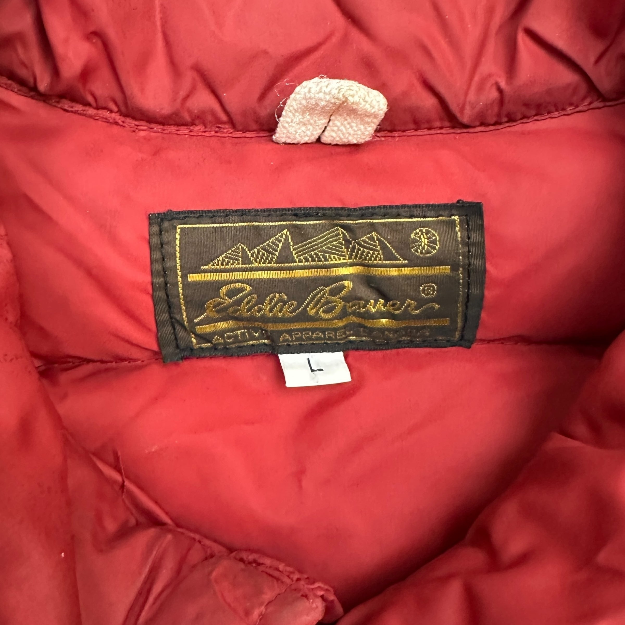 Vintage Eddie Bauer Insulated Vest Red