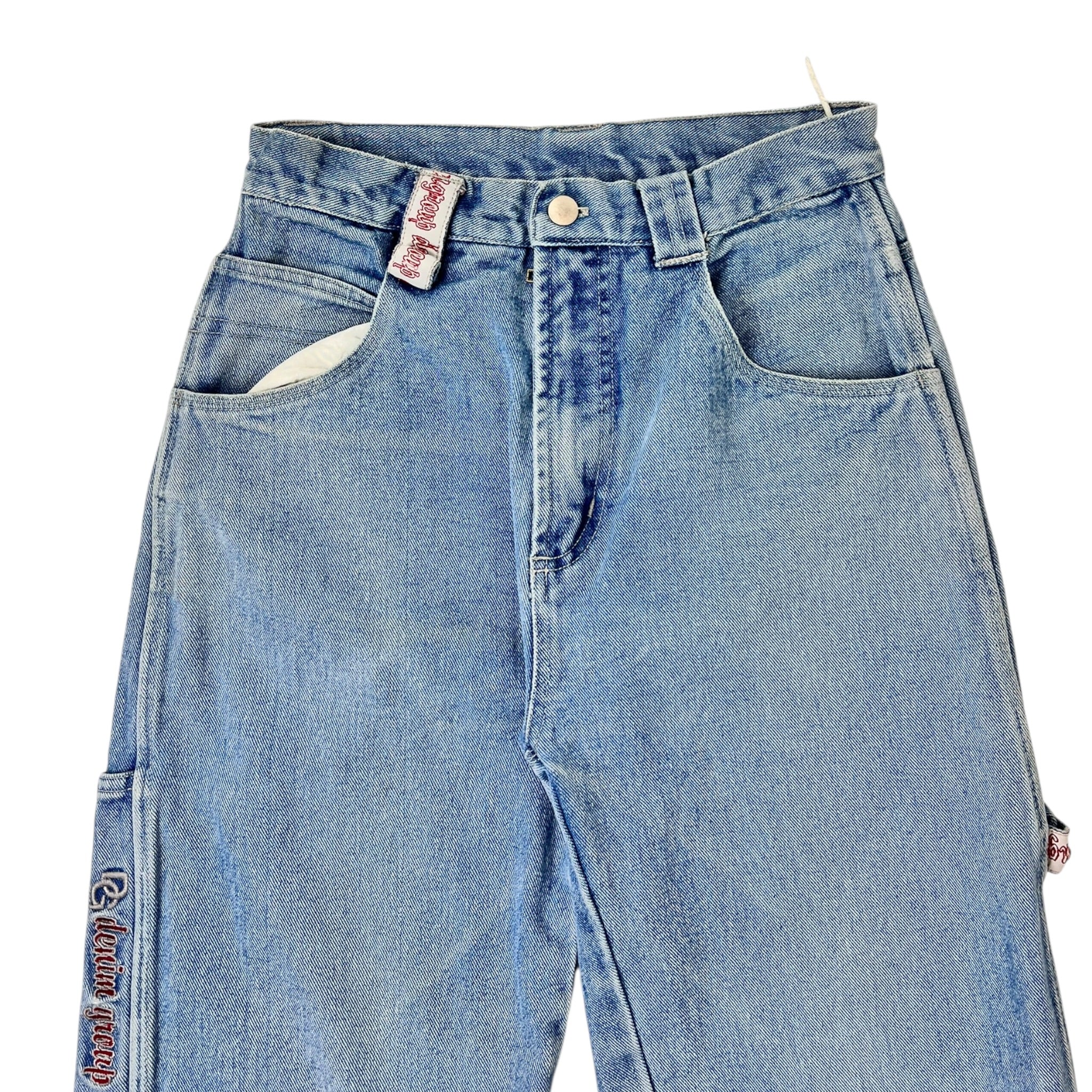 (W) Vintage Denim Group Light Wash Jeans