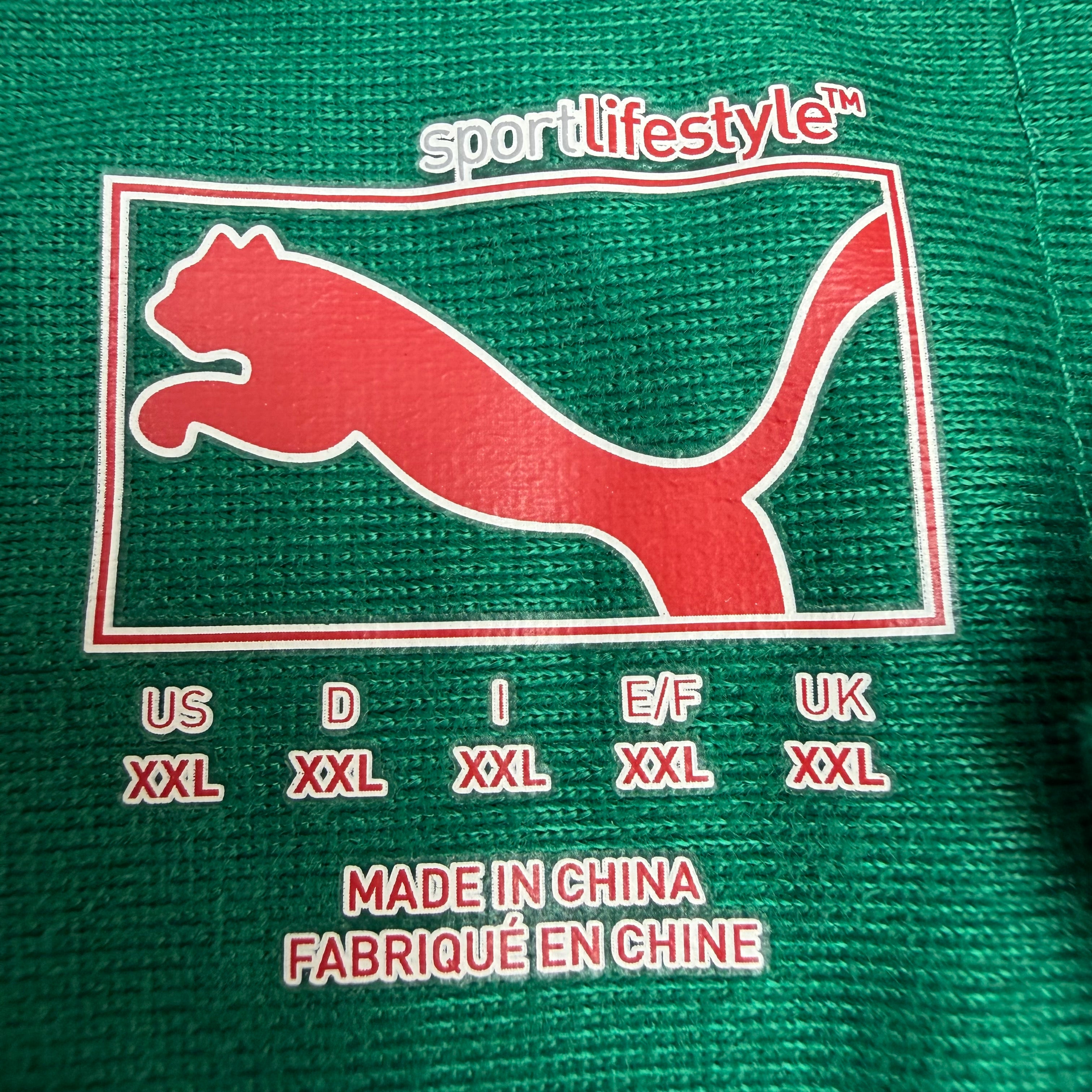 2011-12 Puma Ireland Rugby Union Home Jersey Green