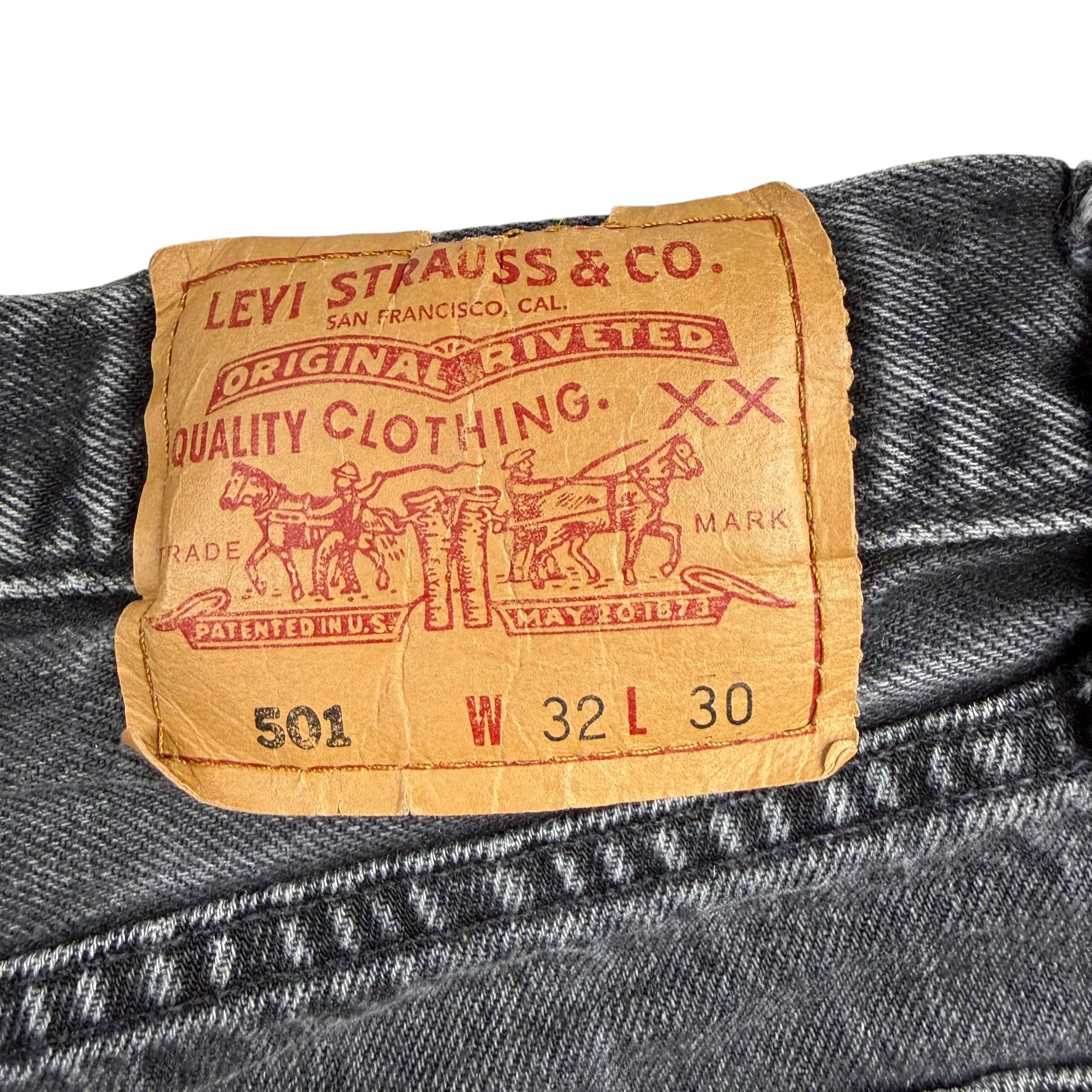 Vintage Levi’s Denim Pants Black