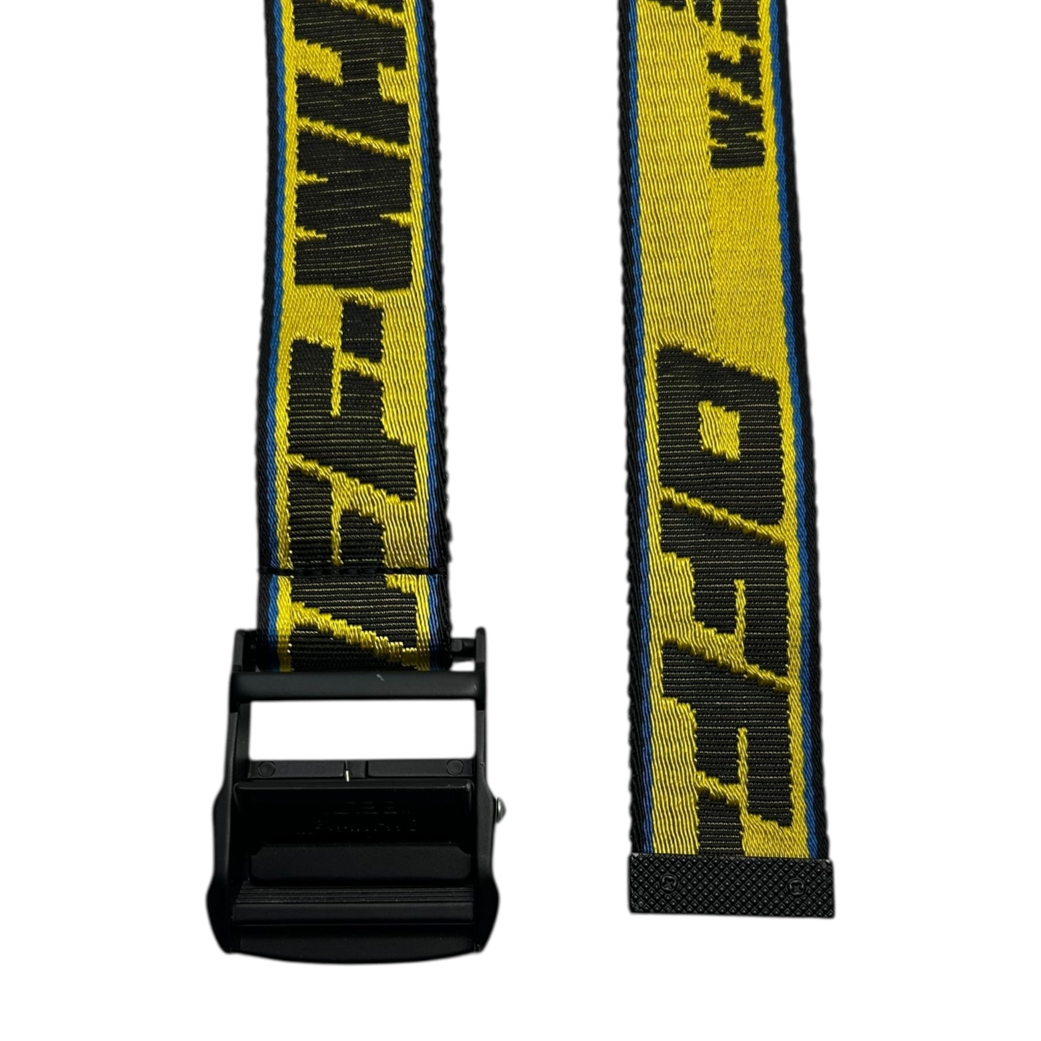 Off White industrial Belt Yellow